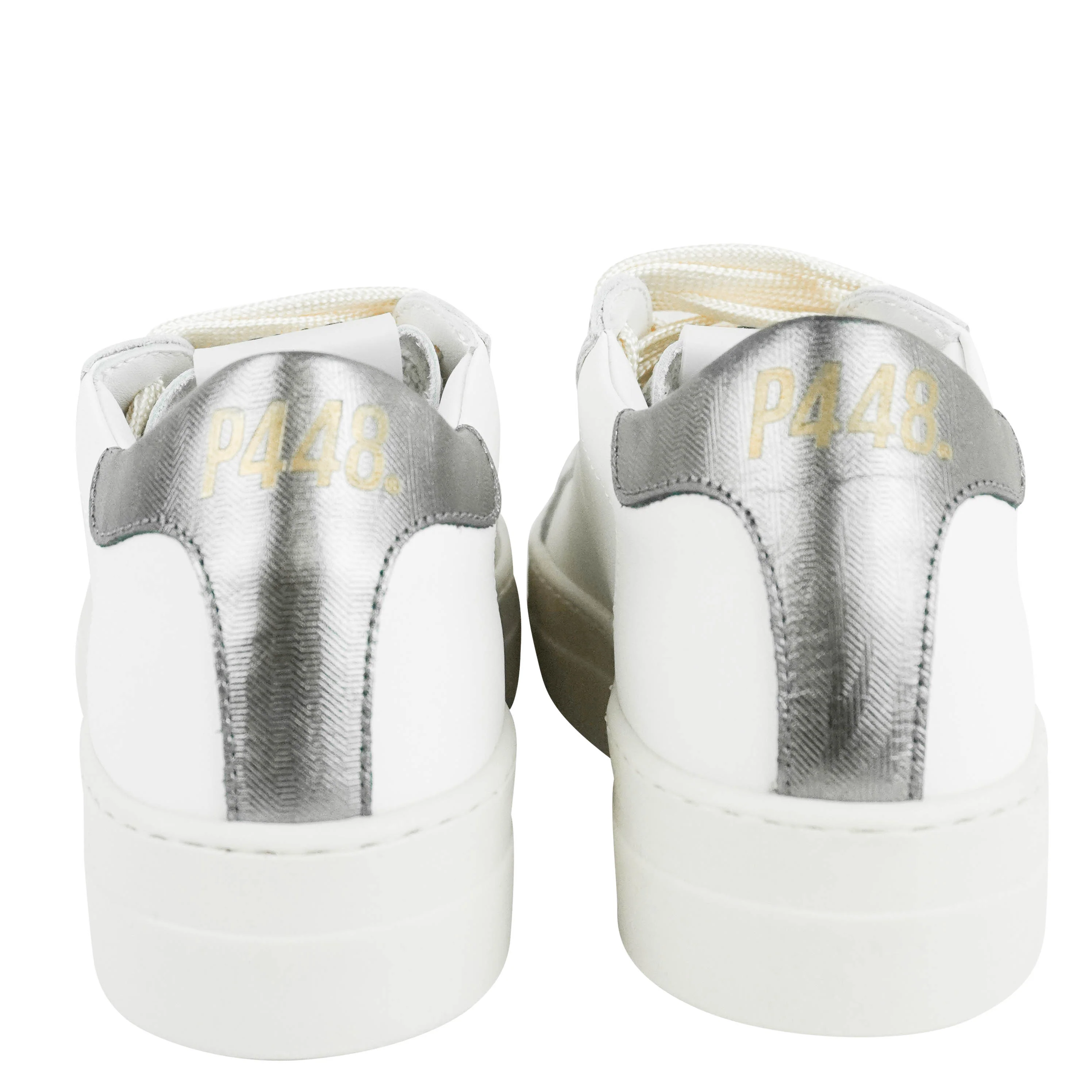 P448 Thea Low-Top Sneakers in Chalk - Image 5