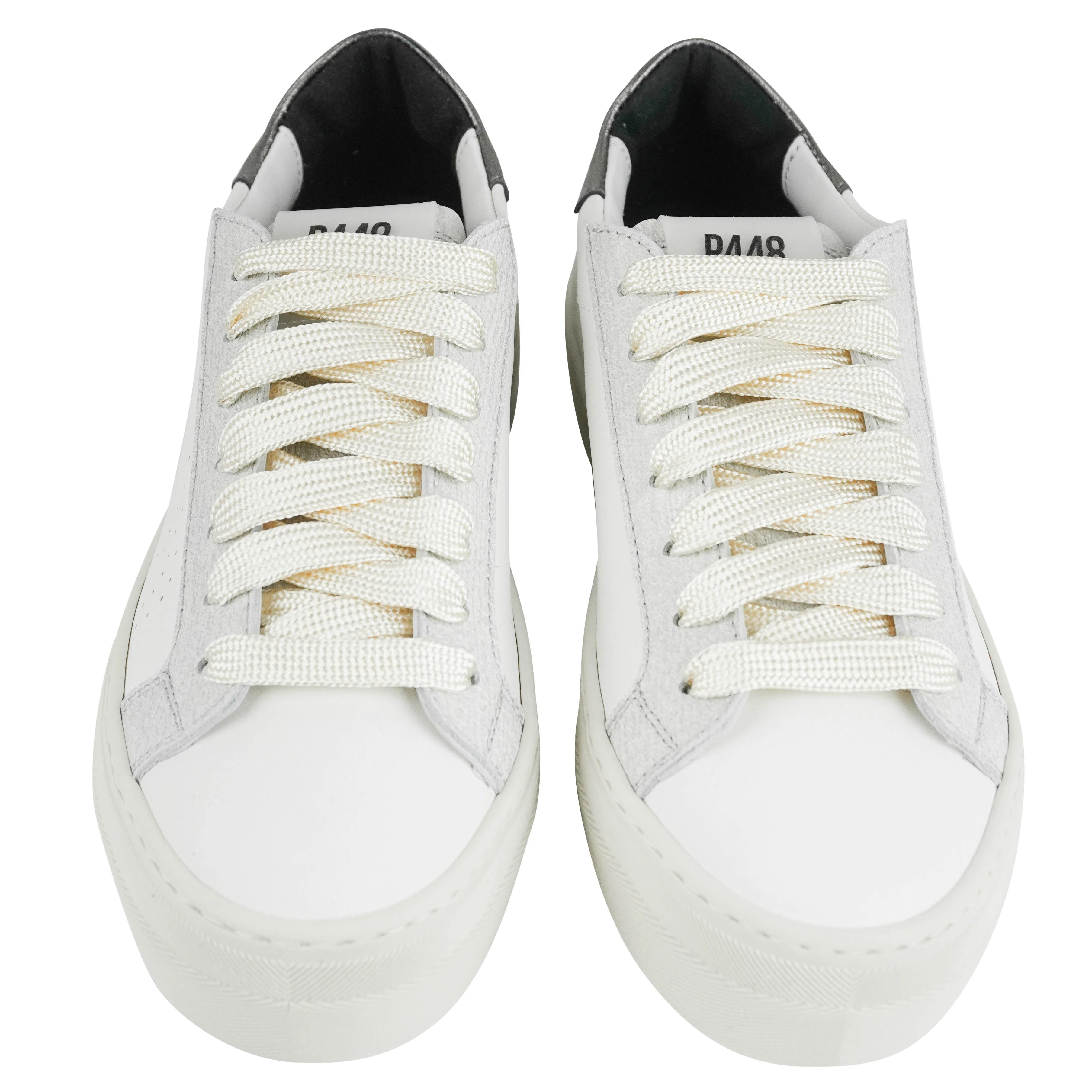 P448 Thea Low-Top Sneakers in Chalk - Image 7