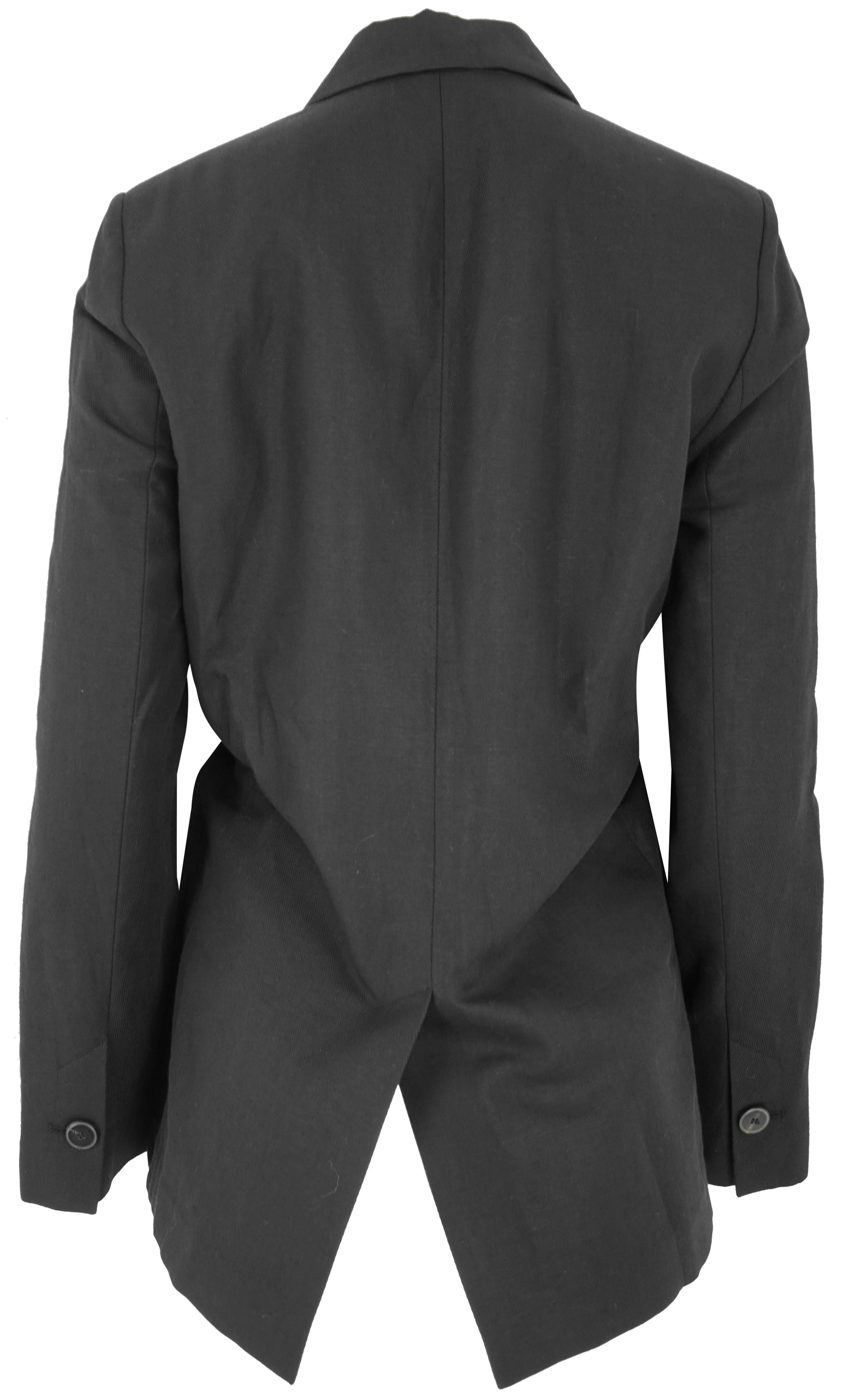 Pomandère Drill Blazer in Black - Image 2