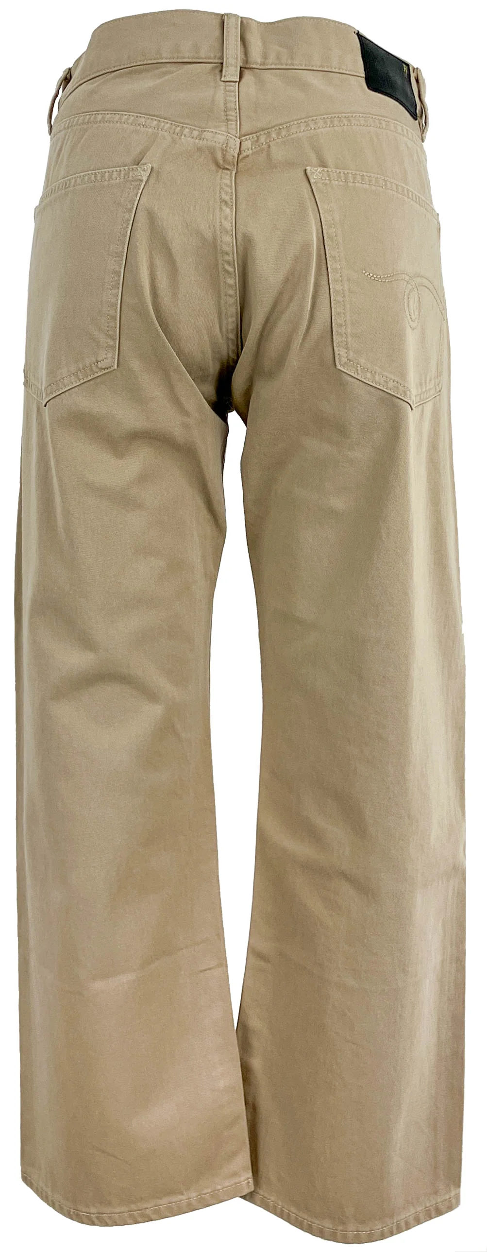 R13 Ex-Boyfriend Denim in Khaki Sateen - Image 2