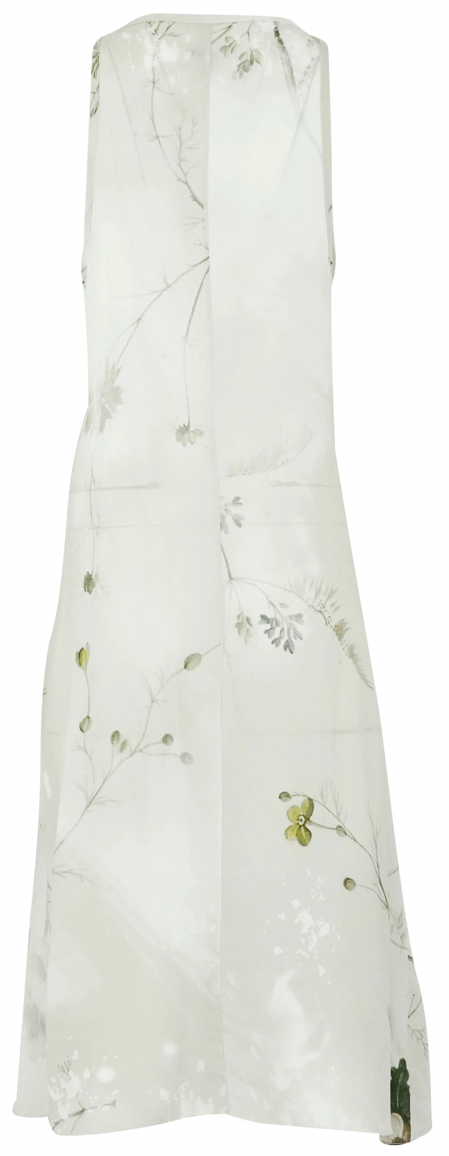 R13 Tank Dress in Cream Bleached Floral - Image 2