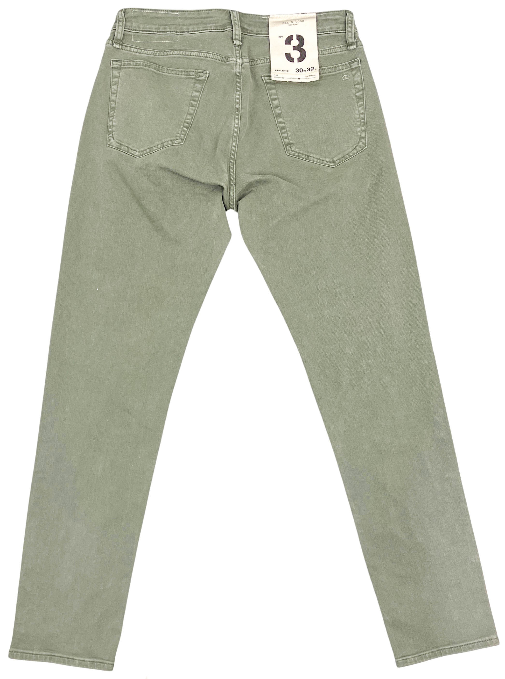 Rag & Bone Fit 3 Athletic Denim in Grey Mist - Image 3
