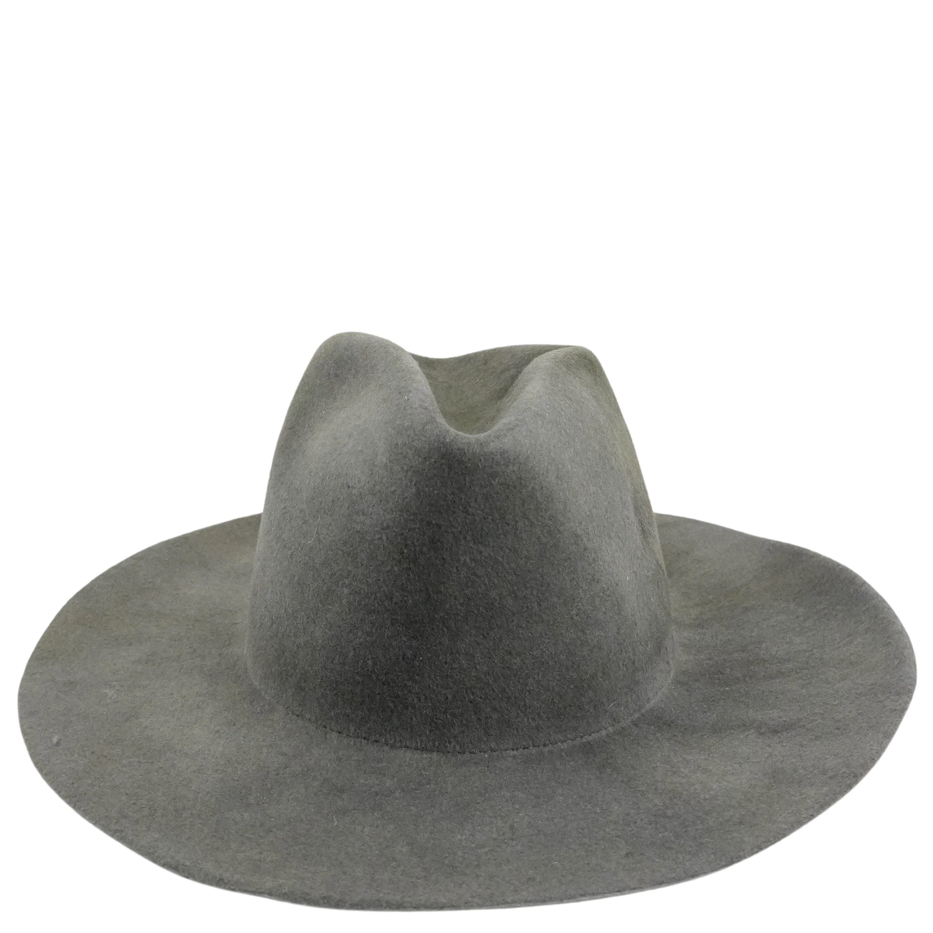 Reinhard Plank Hat in Dark Gray/Brown