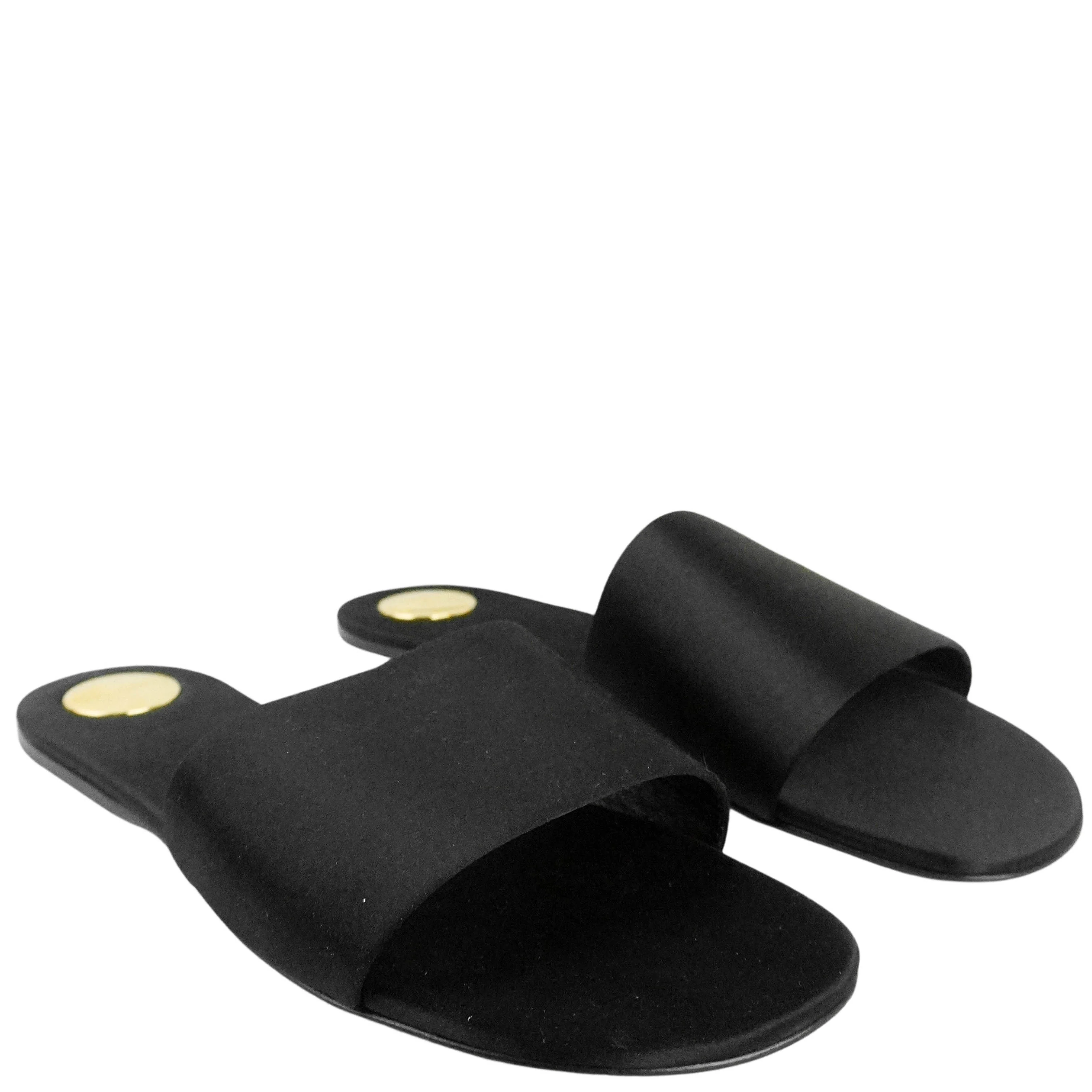 Saint Laurent Carlyle Sandals in Black - Image 3
