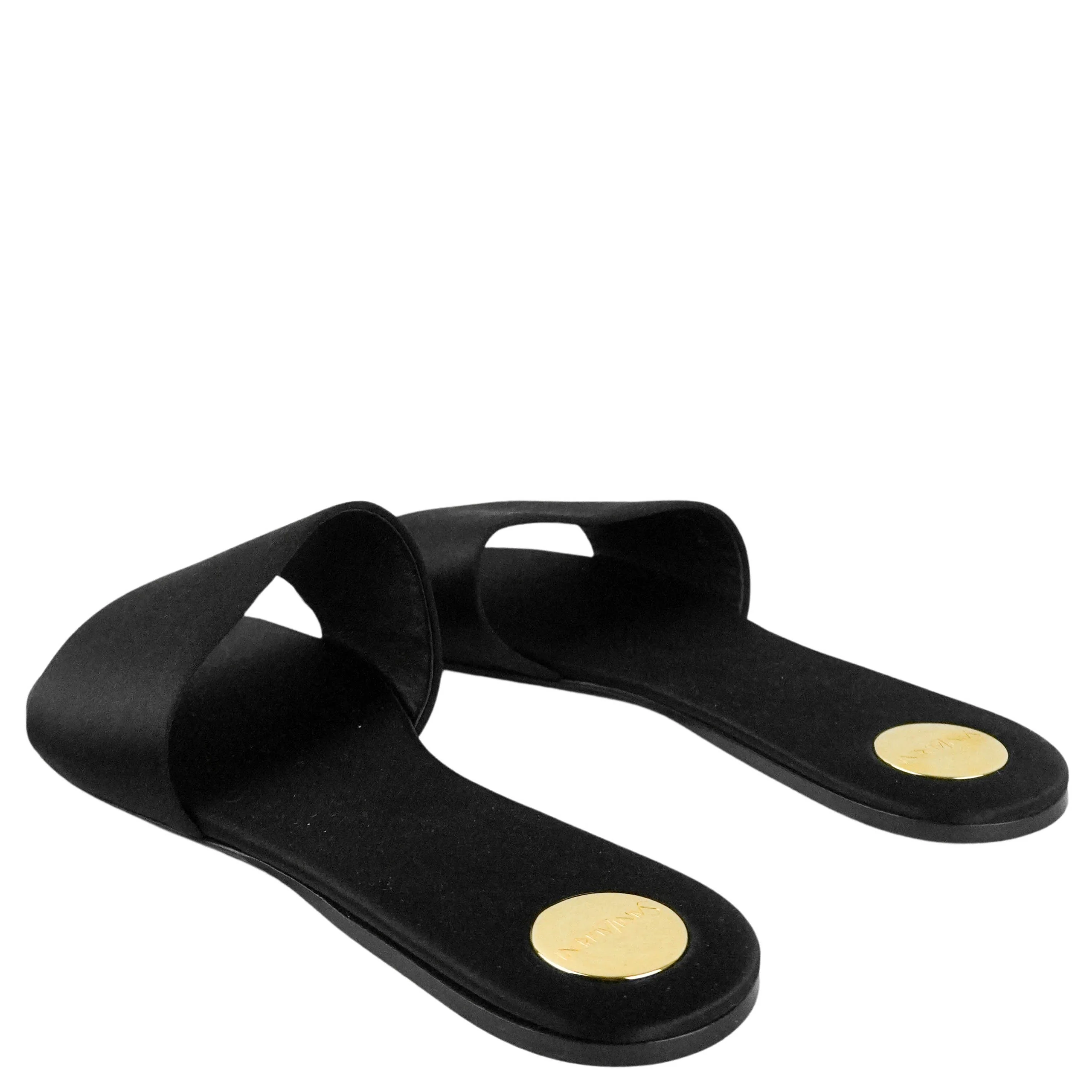 Saint Laurent Carlyle Sandals in Black - Image 4