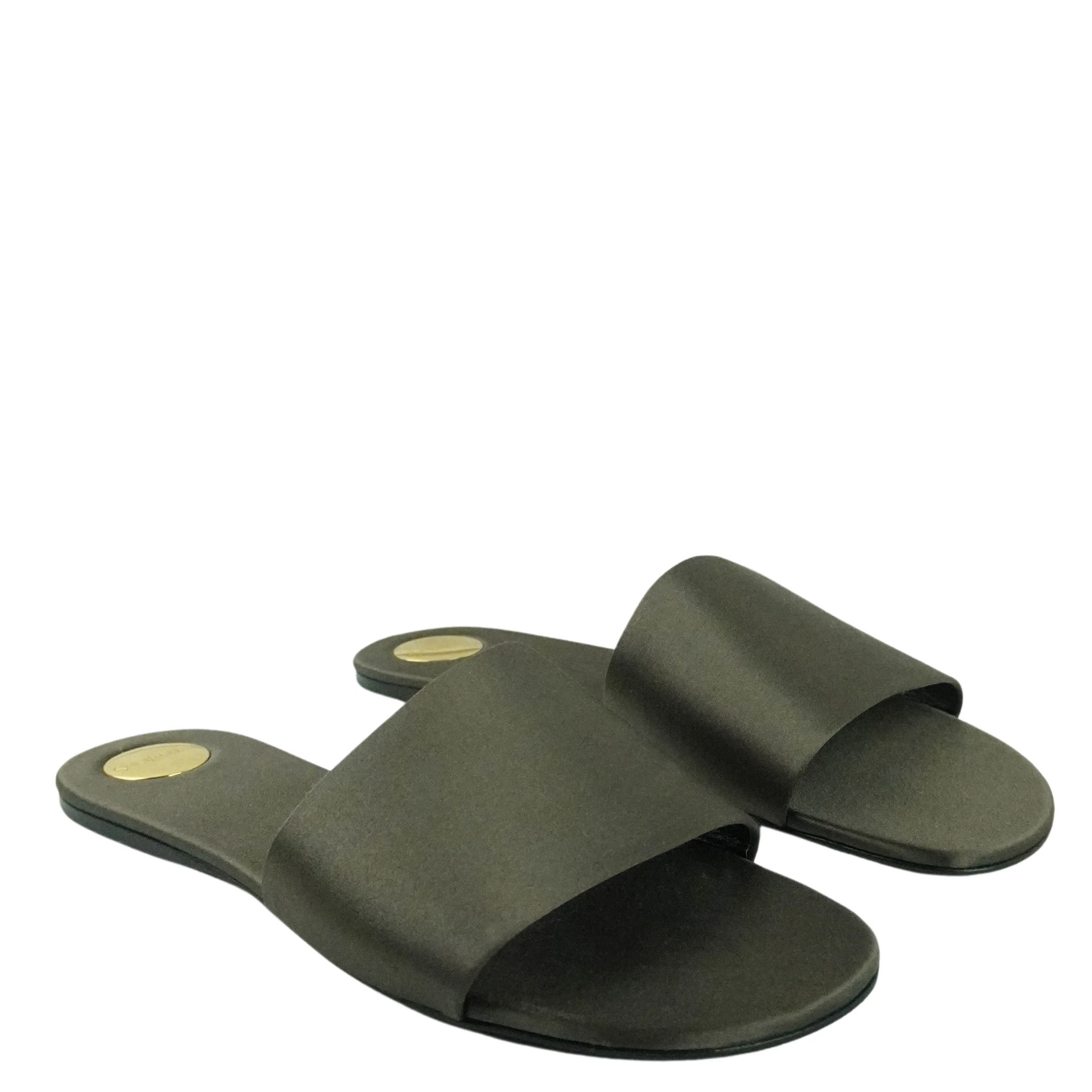 Saint Laurent Carlyle Sandals in Roast Brown - Image 3