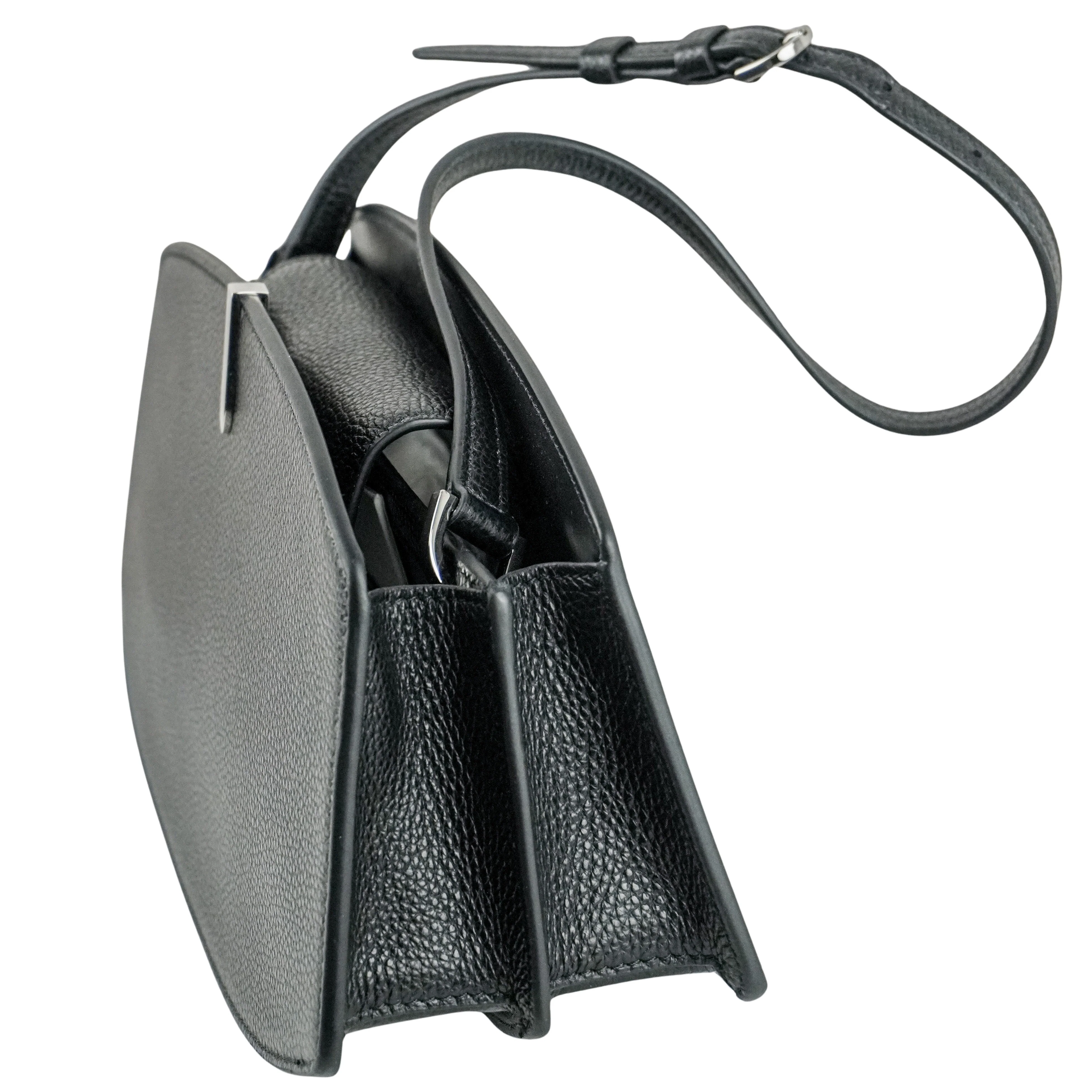 Savette Florence Shoulder Bag in Black - Image 3