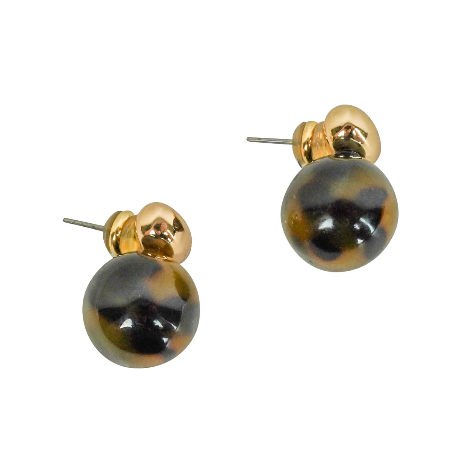Shashi Alice Earrings in Tortoise - Image 2