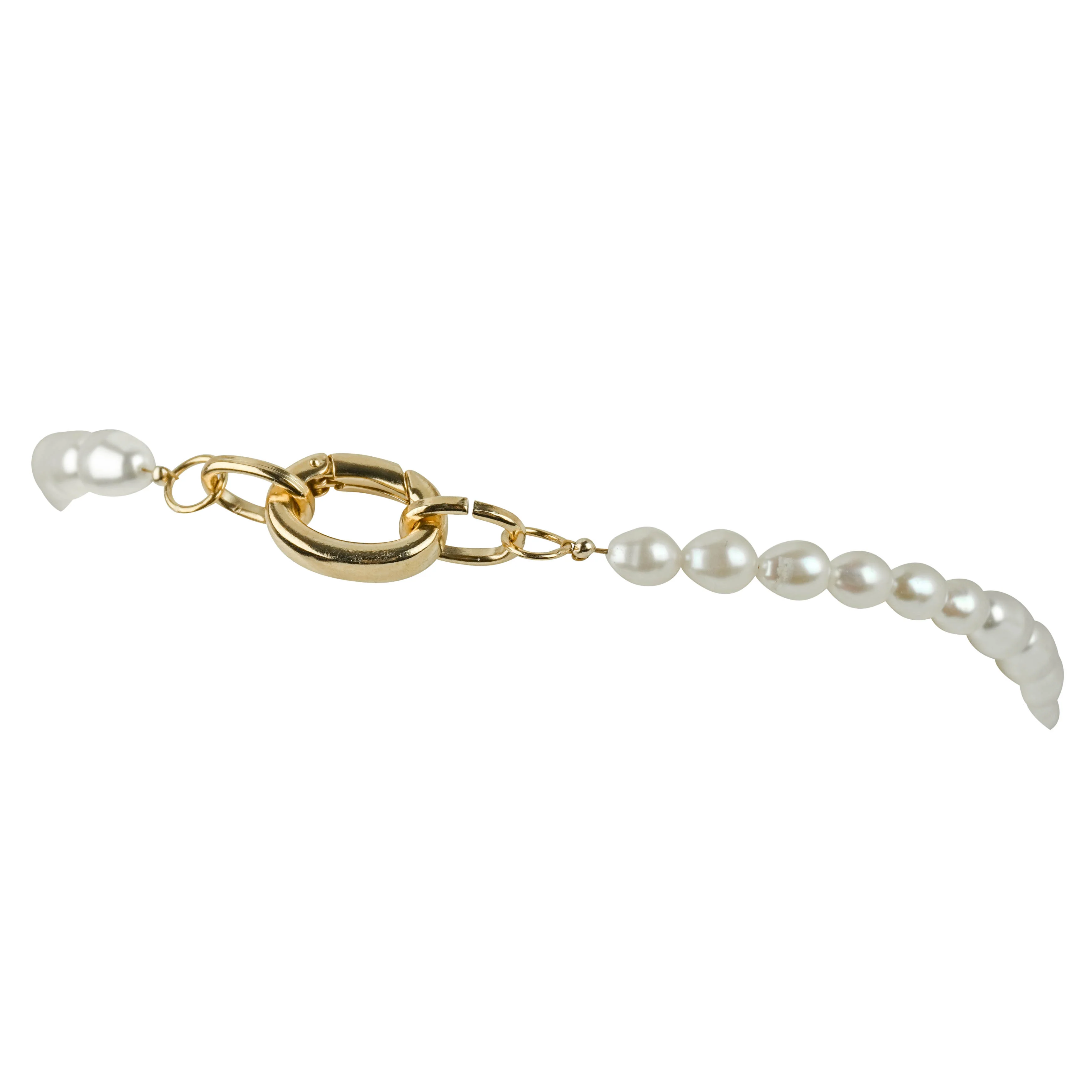 Shashi Pearl and Shell Necklace in White - Image 4