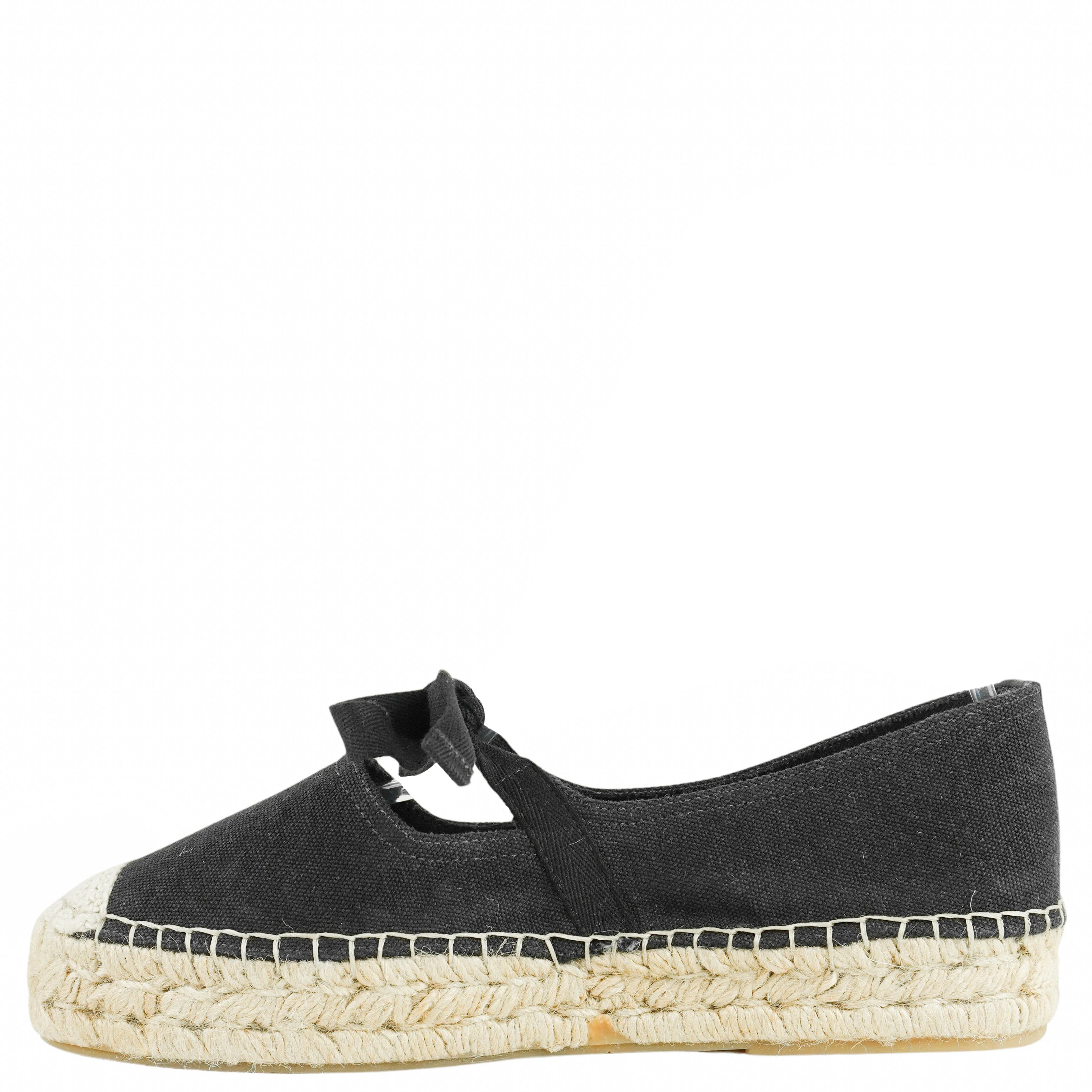 Staud Calla Mary Jane Espadrilles in Black - Image 2