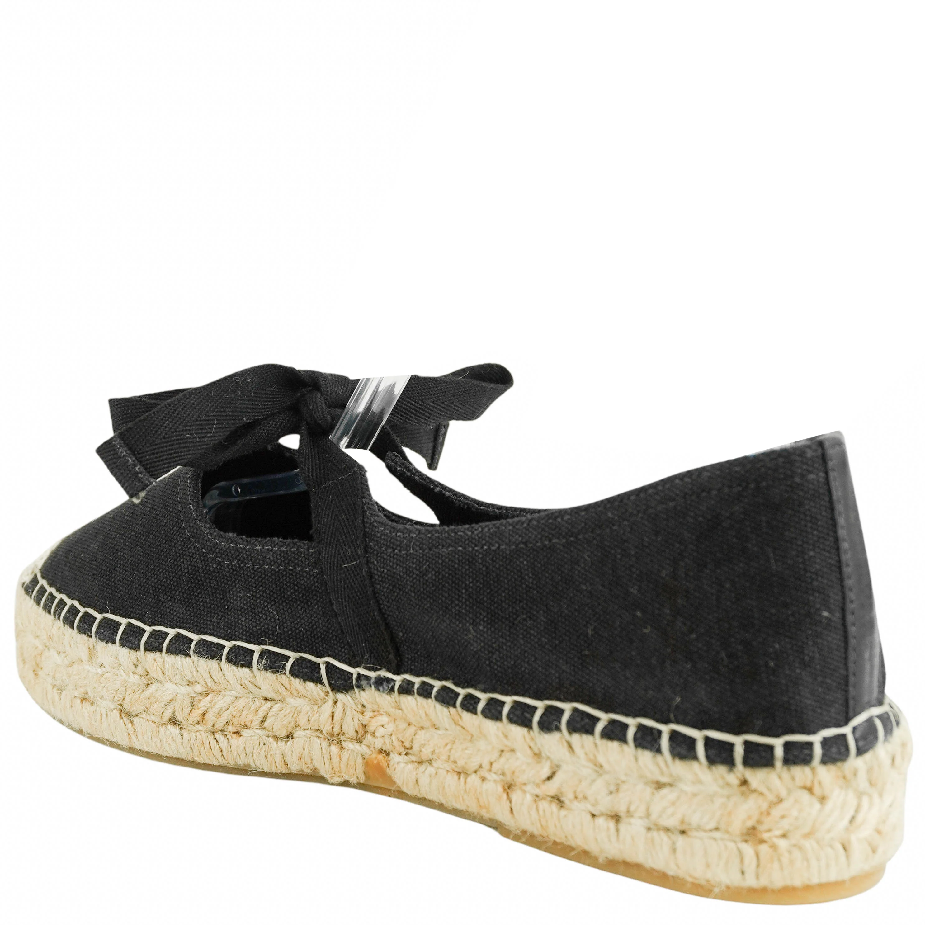 Staud Calla Mary Jane Espadrilles in Black - Image 4