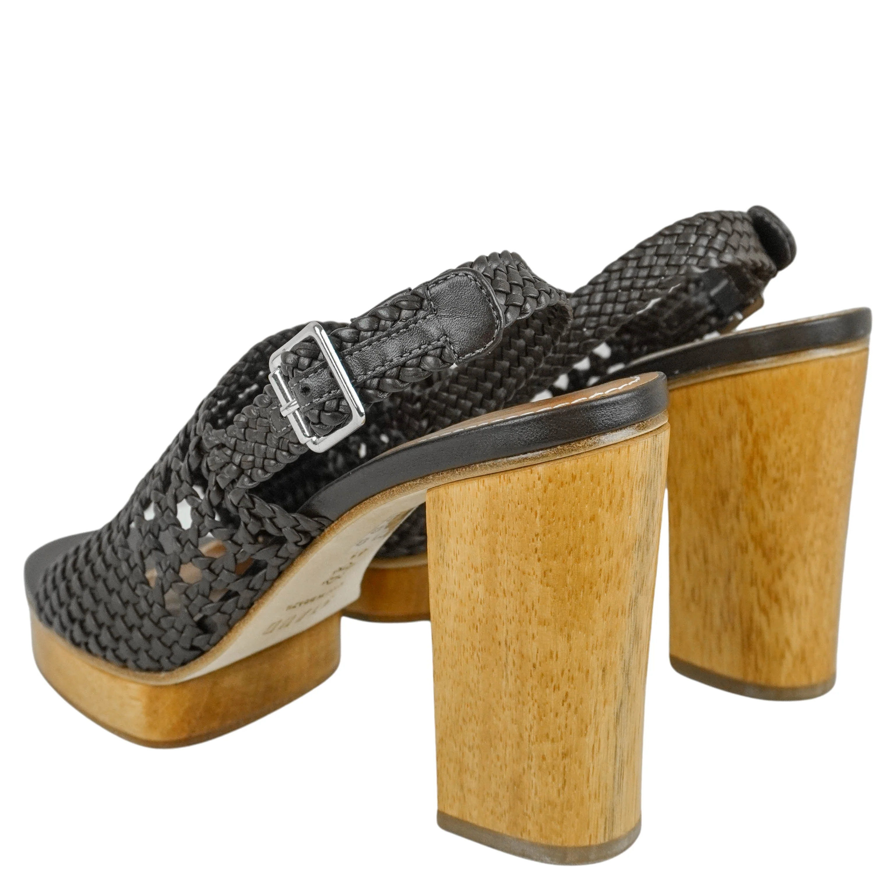 Staud Martina Platform Heels in Espresso - Image 4