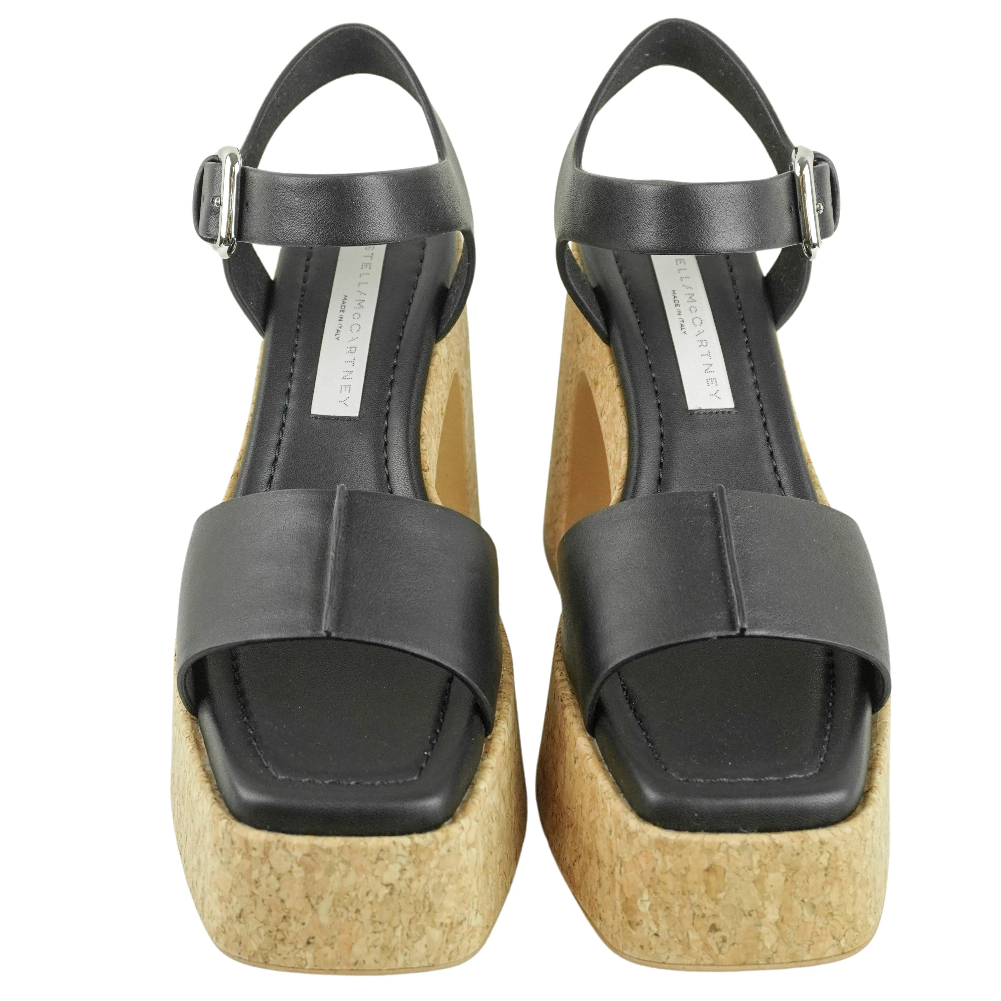 Stella McCartney Skyla Buckled Platform Sandals in Black - Image 5