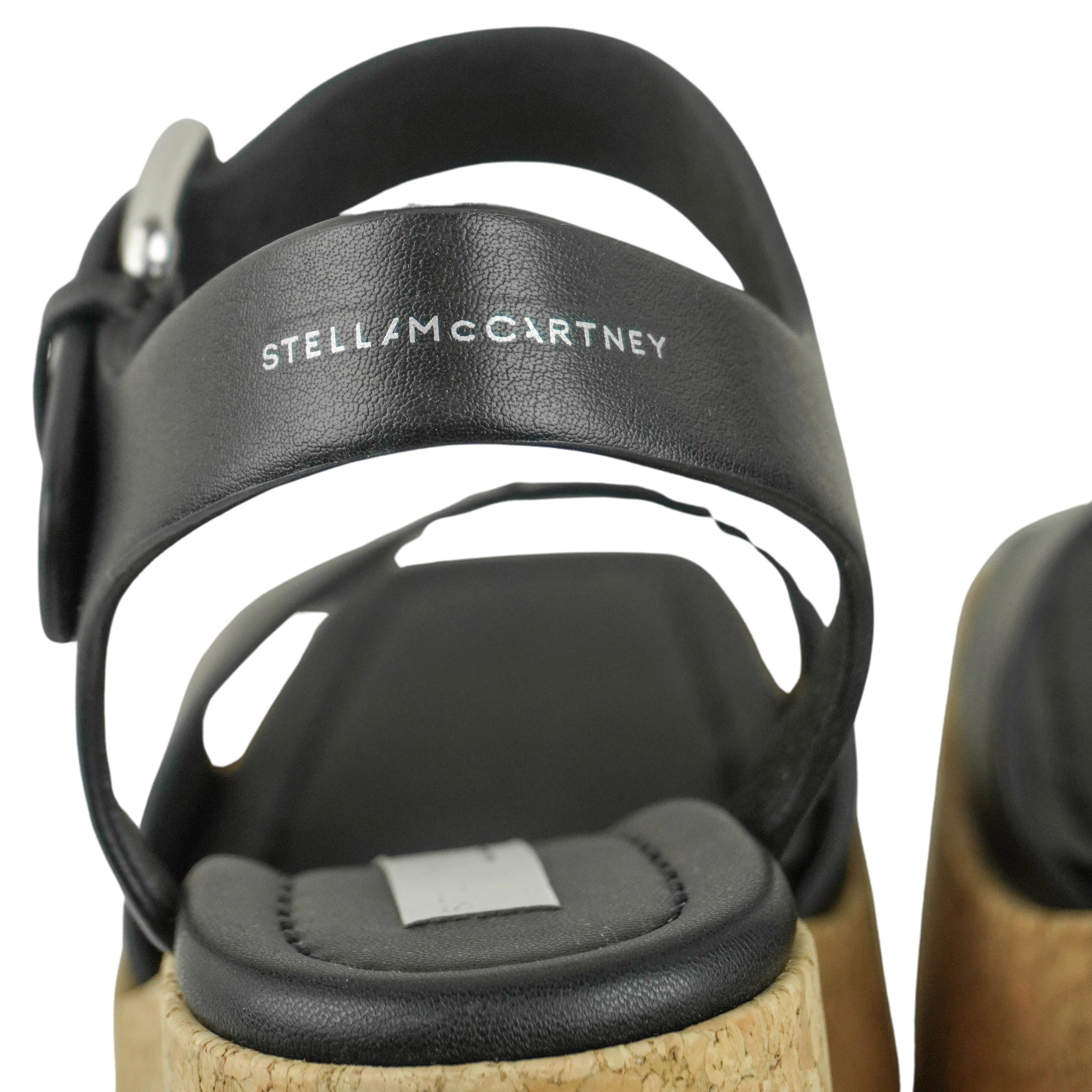 Stella McCartney Skyla Buckled Platform Sandals in Black - Image 7