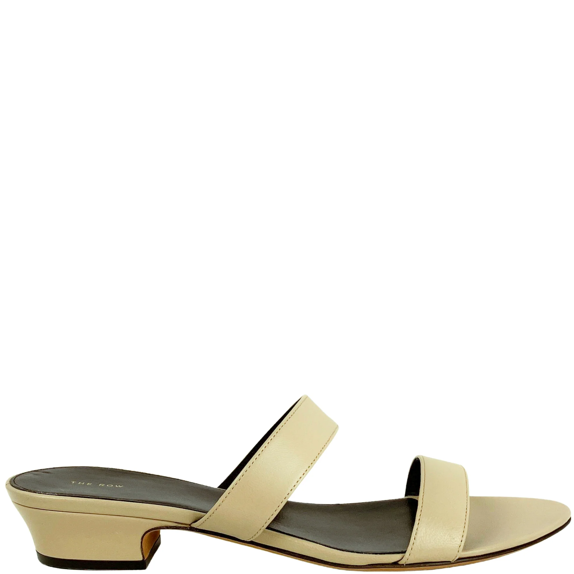 The Row Awar Sandals in Iron Grey
