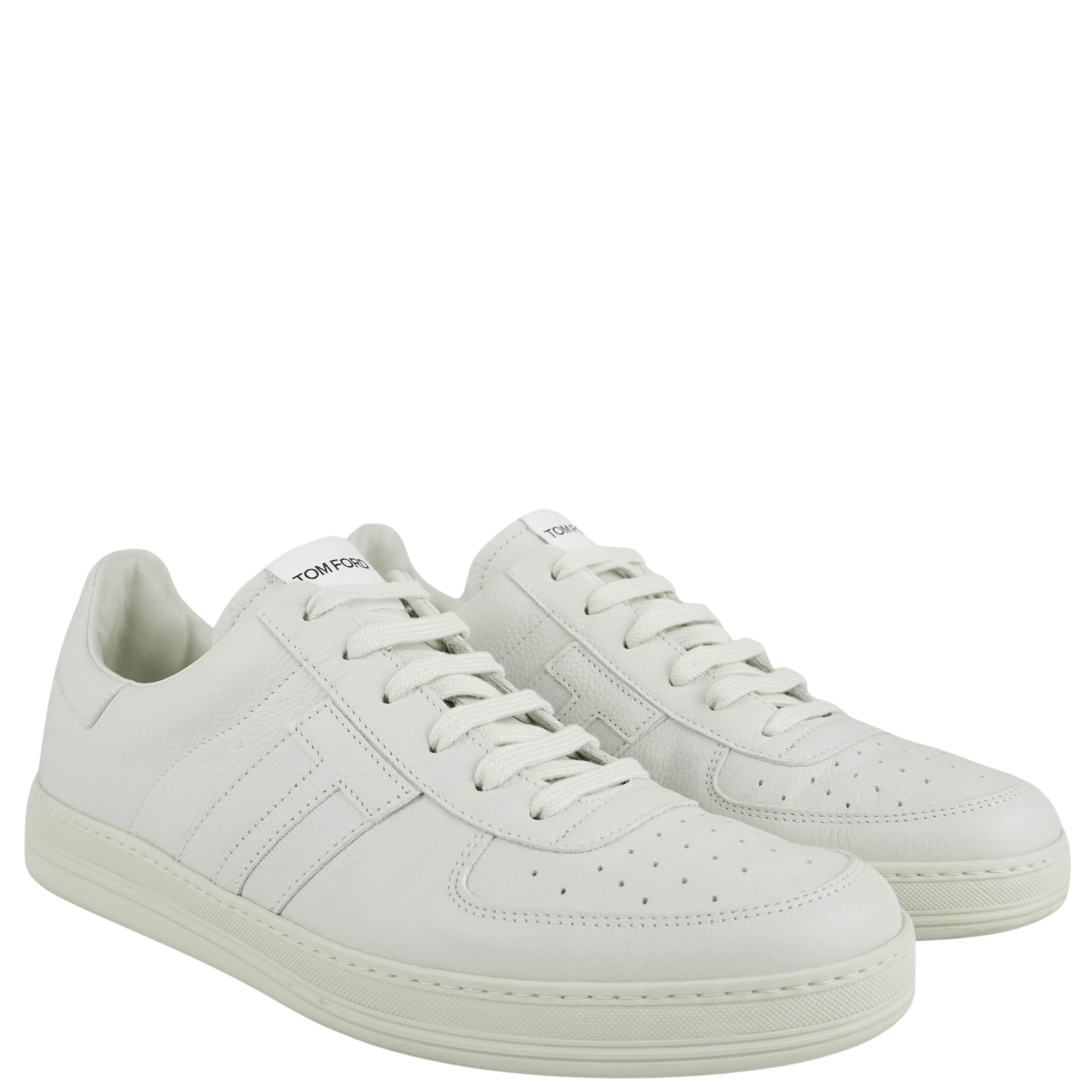 Tom Ford Radcliffe Sneakers in White and Cream - Image 3