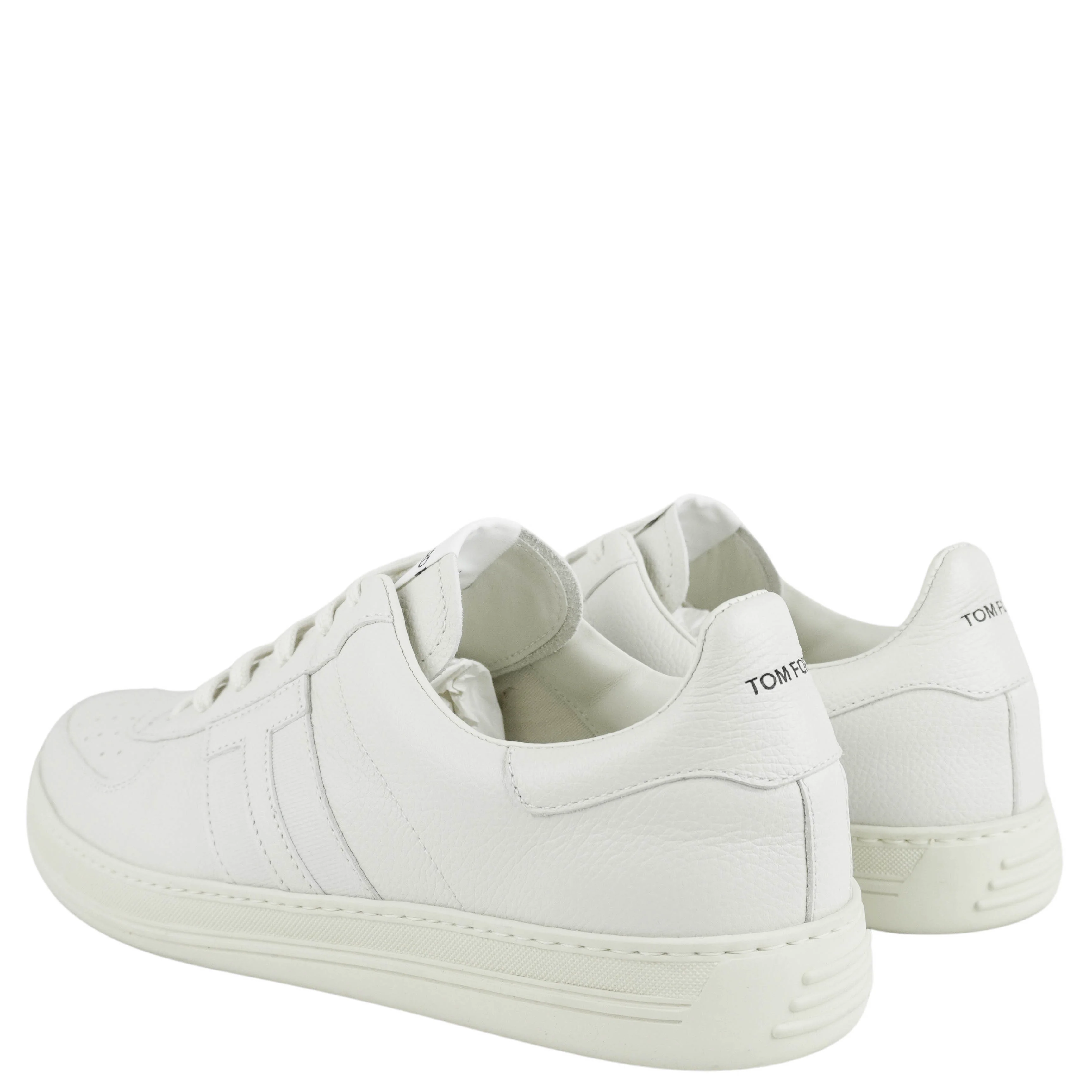Tom Ford Radcliffe Sneakers in White and Cream - Image 4