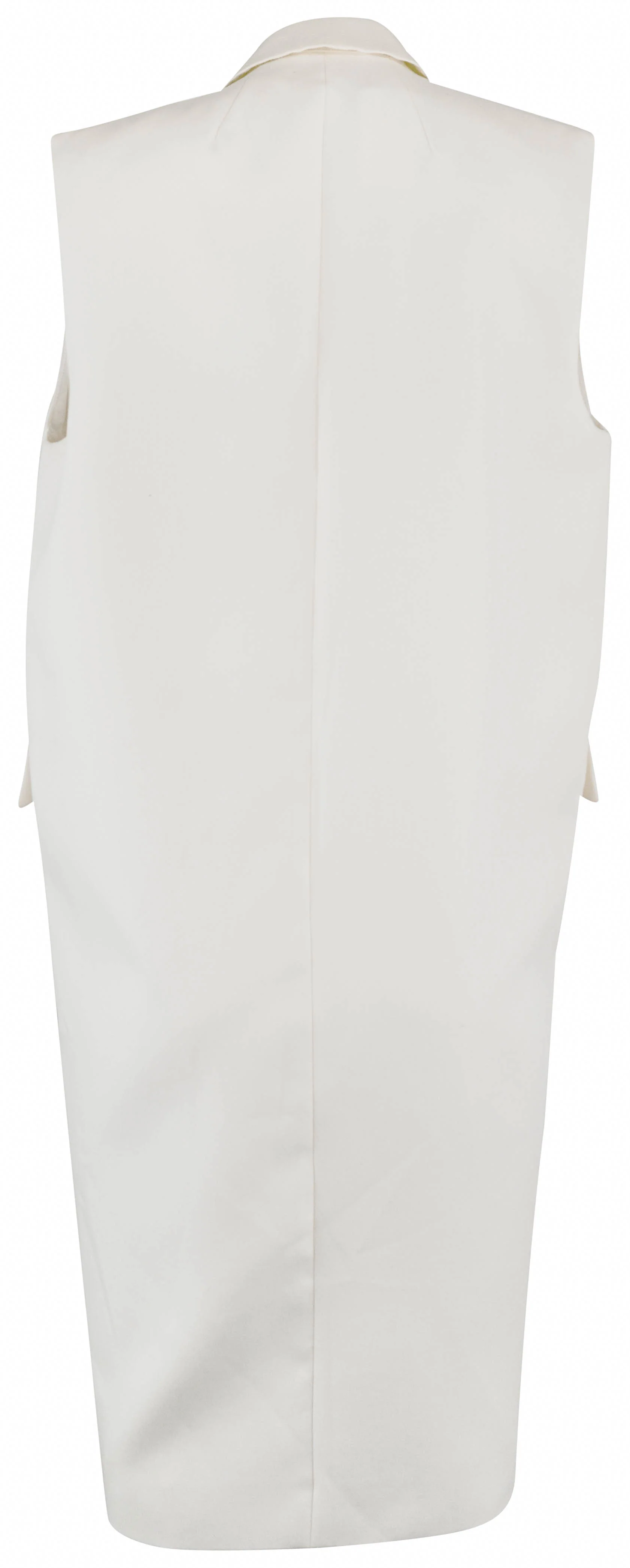 Toteme Sleeveless Coat in Off White - Image 2