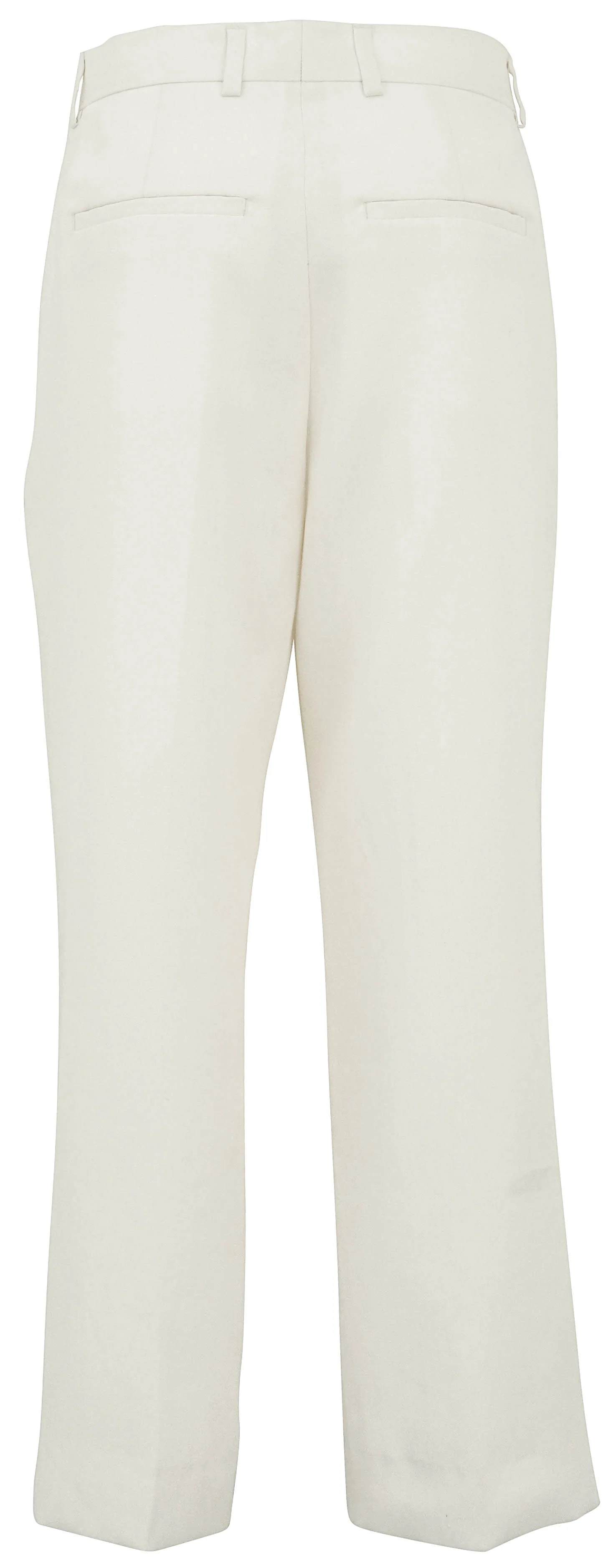 Toteme Straight Leg Trousers in Off White - Image 2