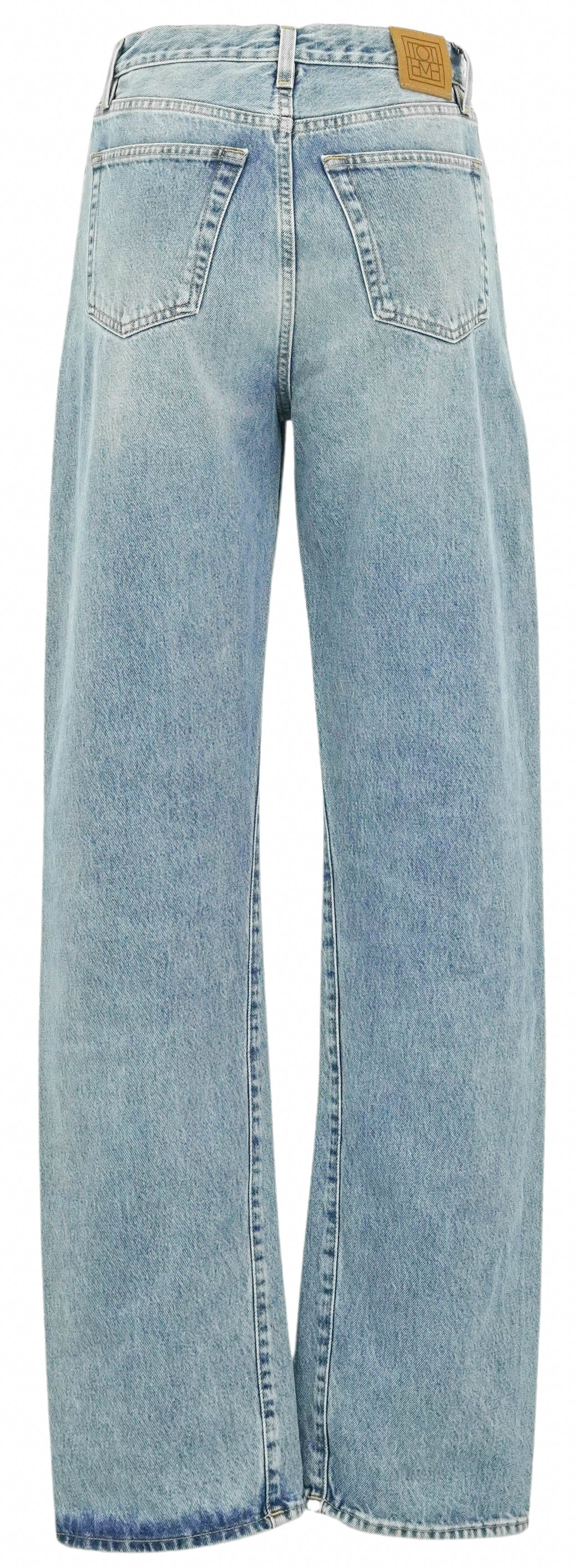 Toteme Twisted Seam Denim Jeans in Worn Blue - Image 2