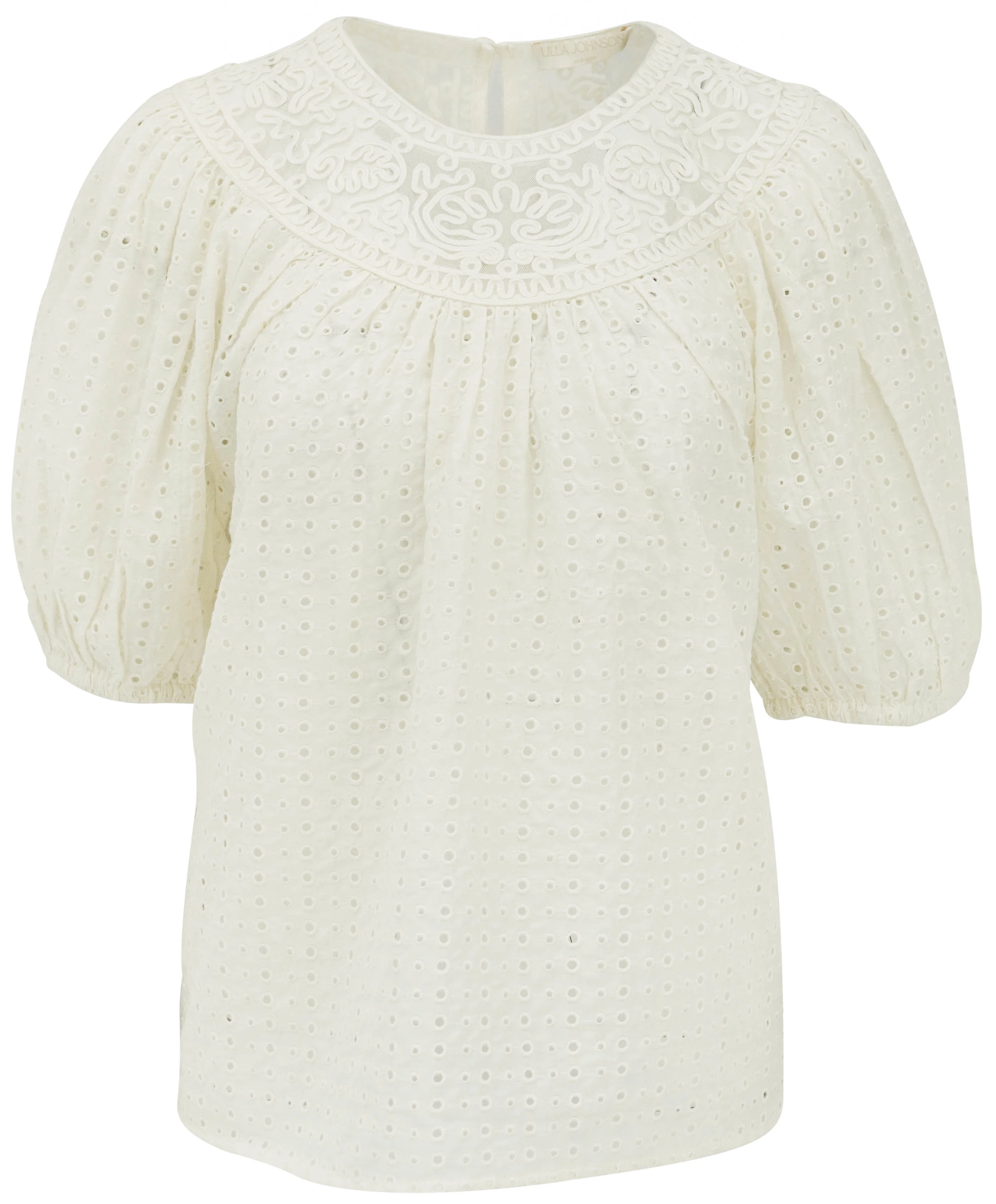 Ulla Johnson Amina Top in Cream