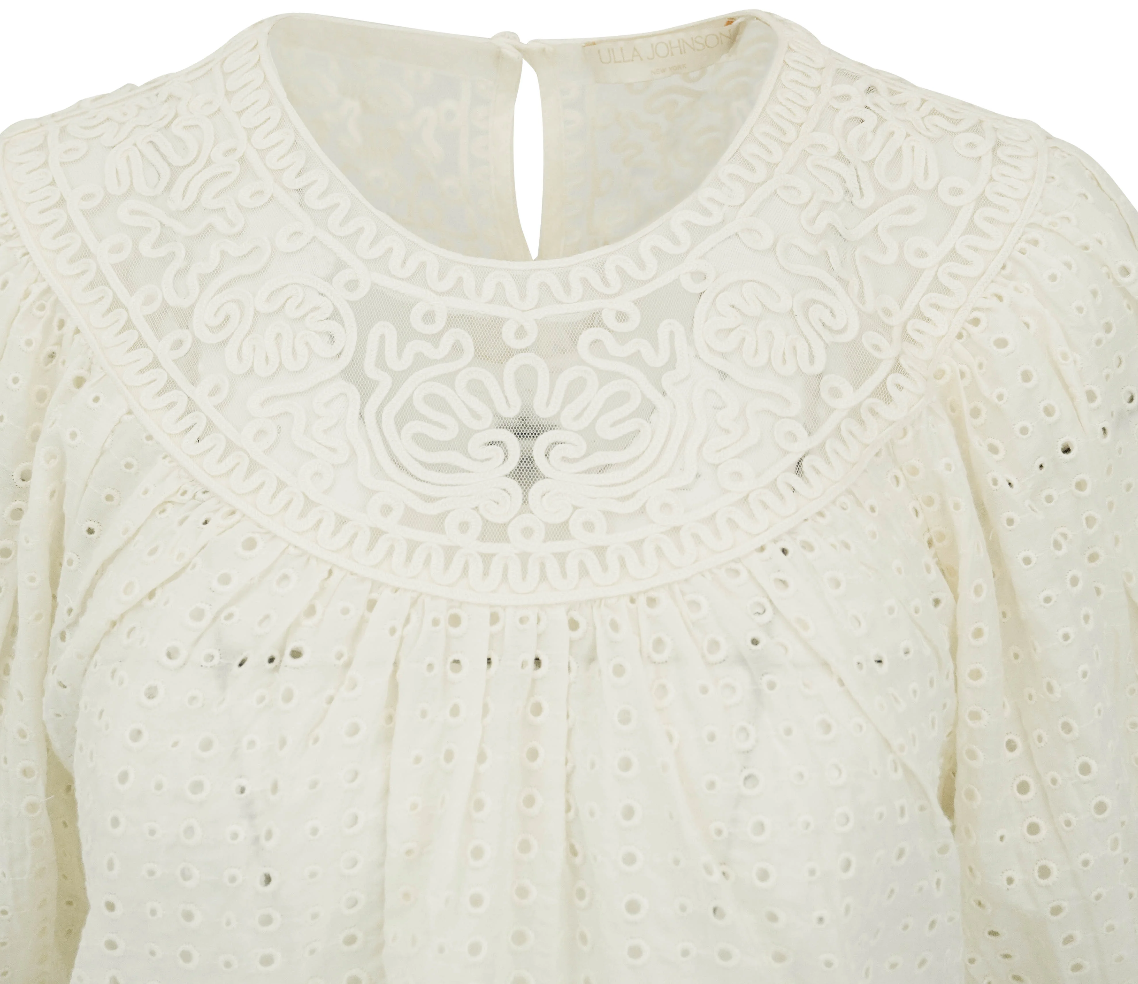 Ulla Johnson Amina Top in Cream - Image 3