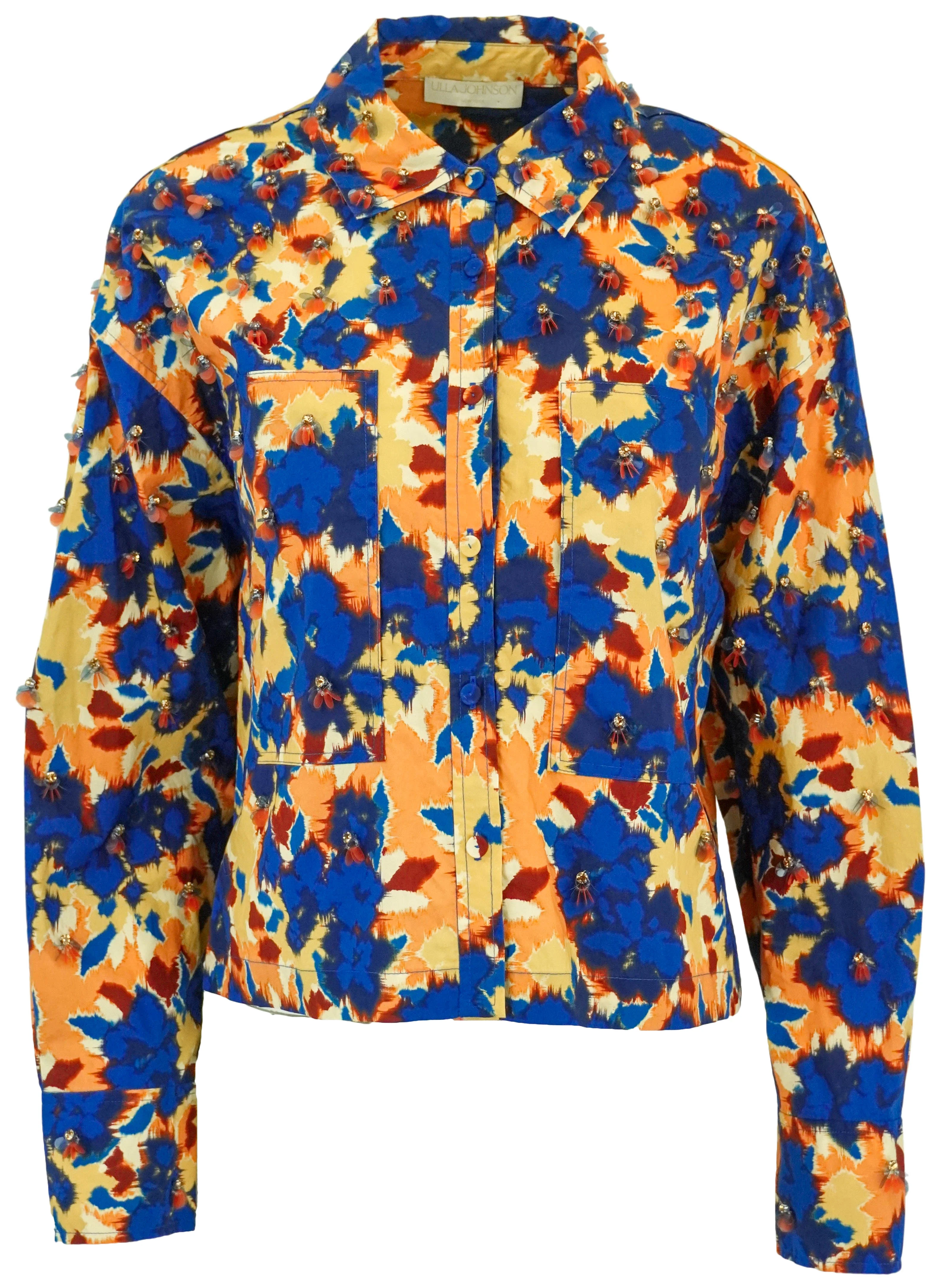 Ulla Johnson Aria Blouse in Wildflower