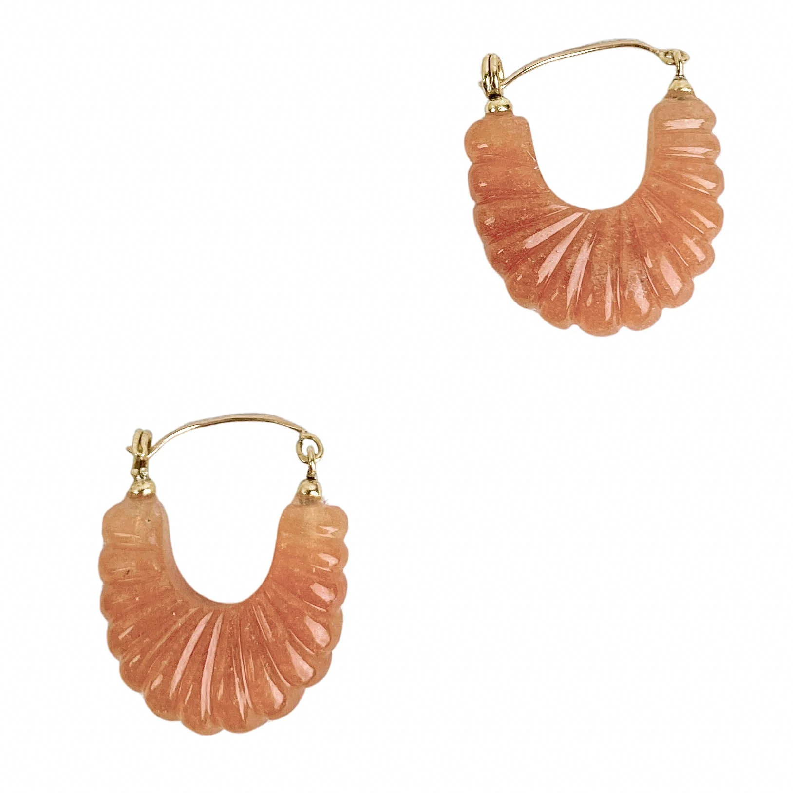 Ulla Johnson Earrings in Gold/Peach