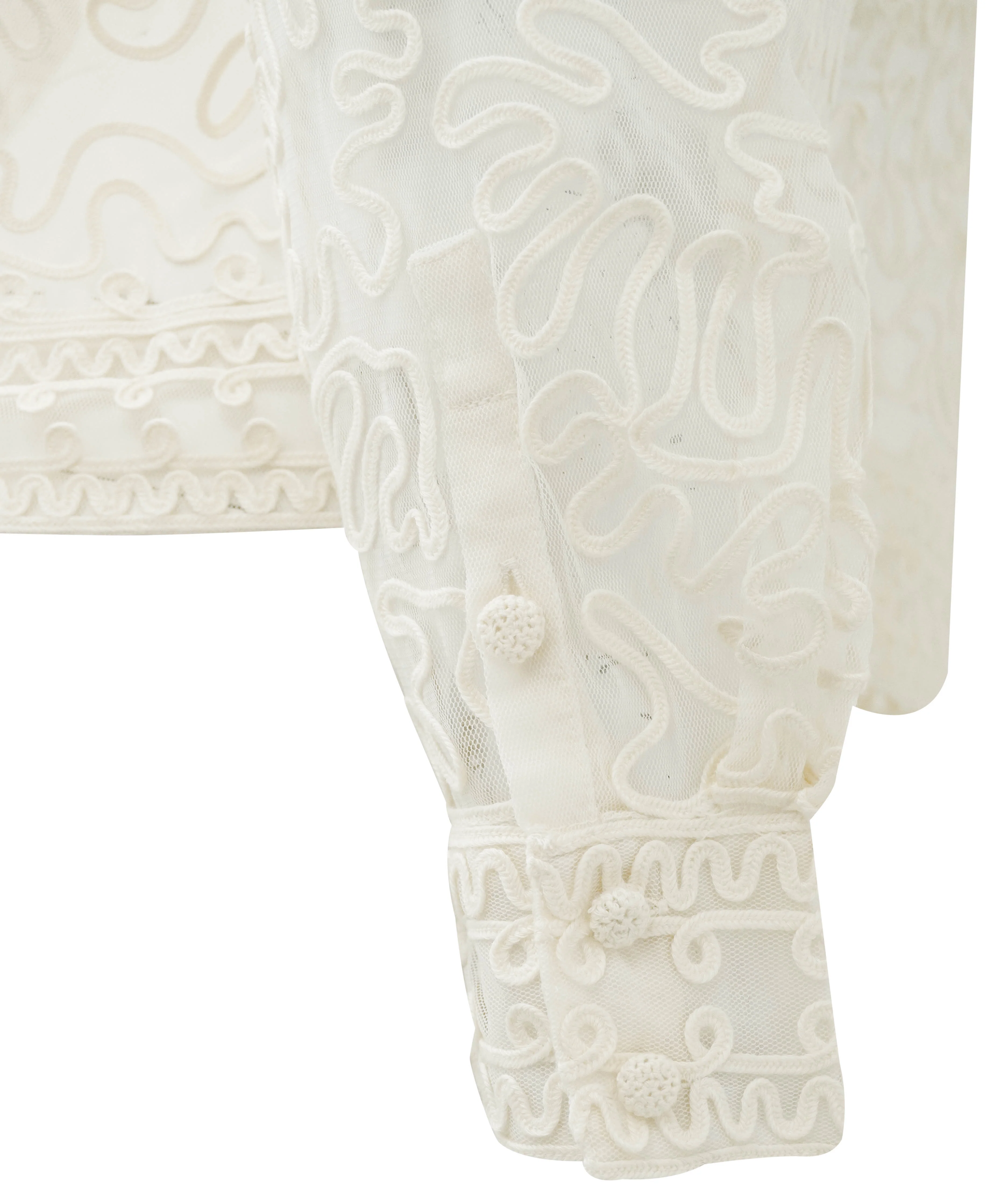 Ulla Johnson Esme Blouse in Cream - Image 3