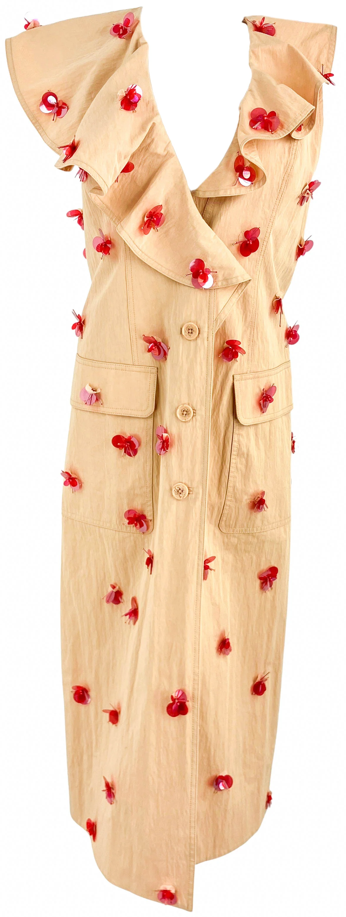 Ulla Johnson Harper Coat in Desert Khaki