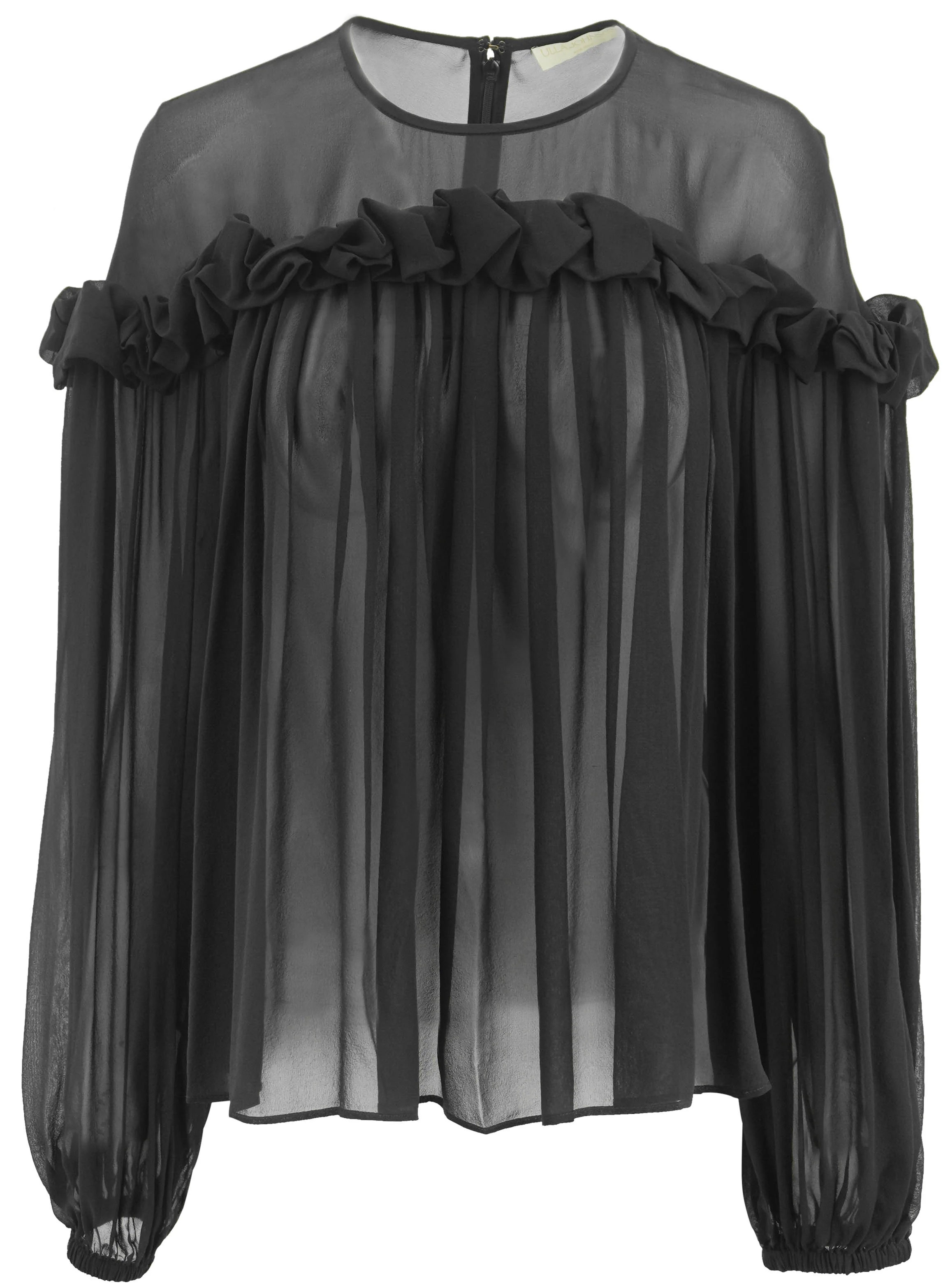Ulla Johnson Peggy Blouse in Black