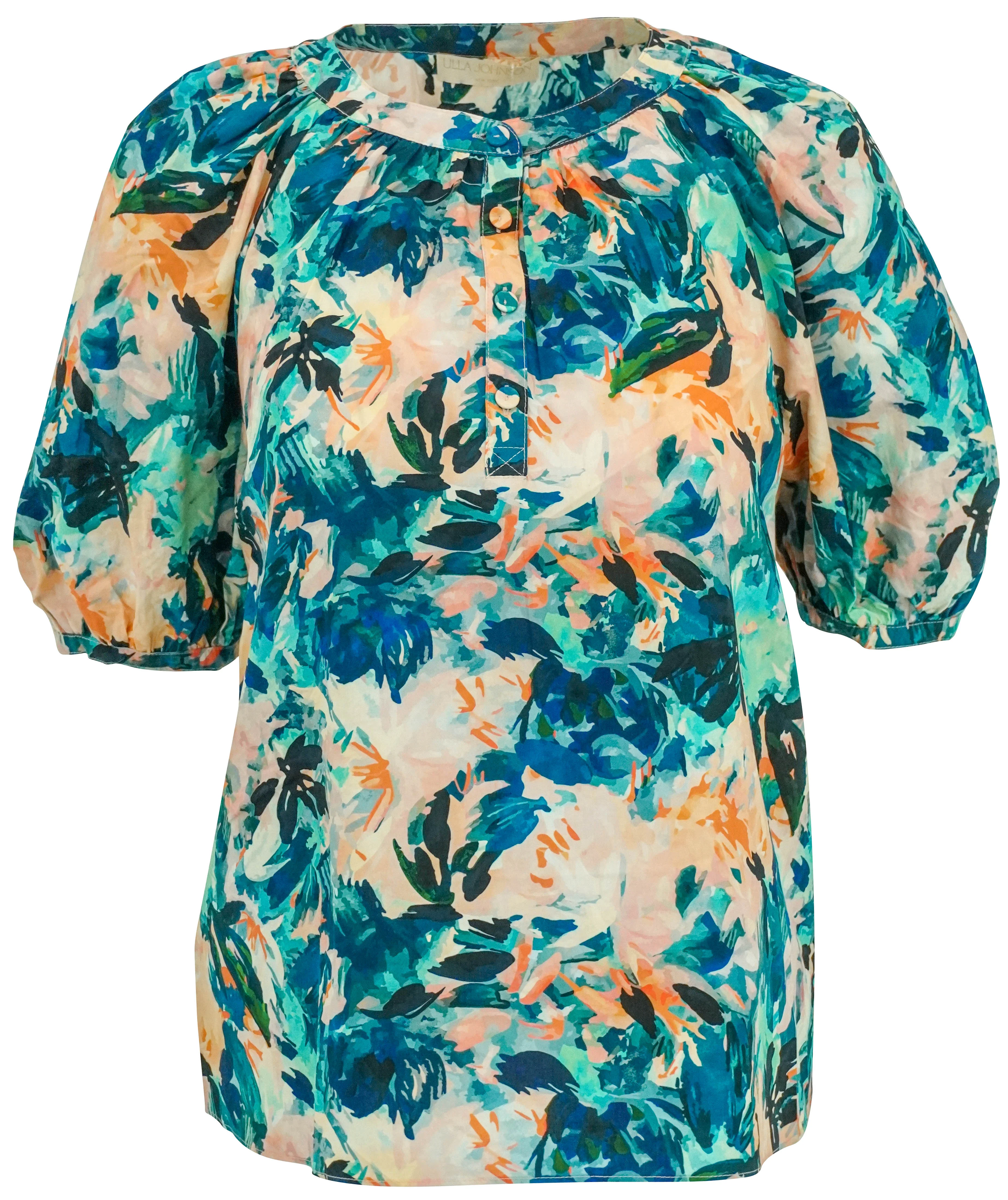 Ulla Johnson Vienne Blouse in Delphinium