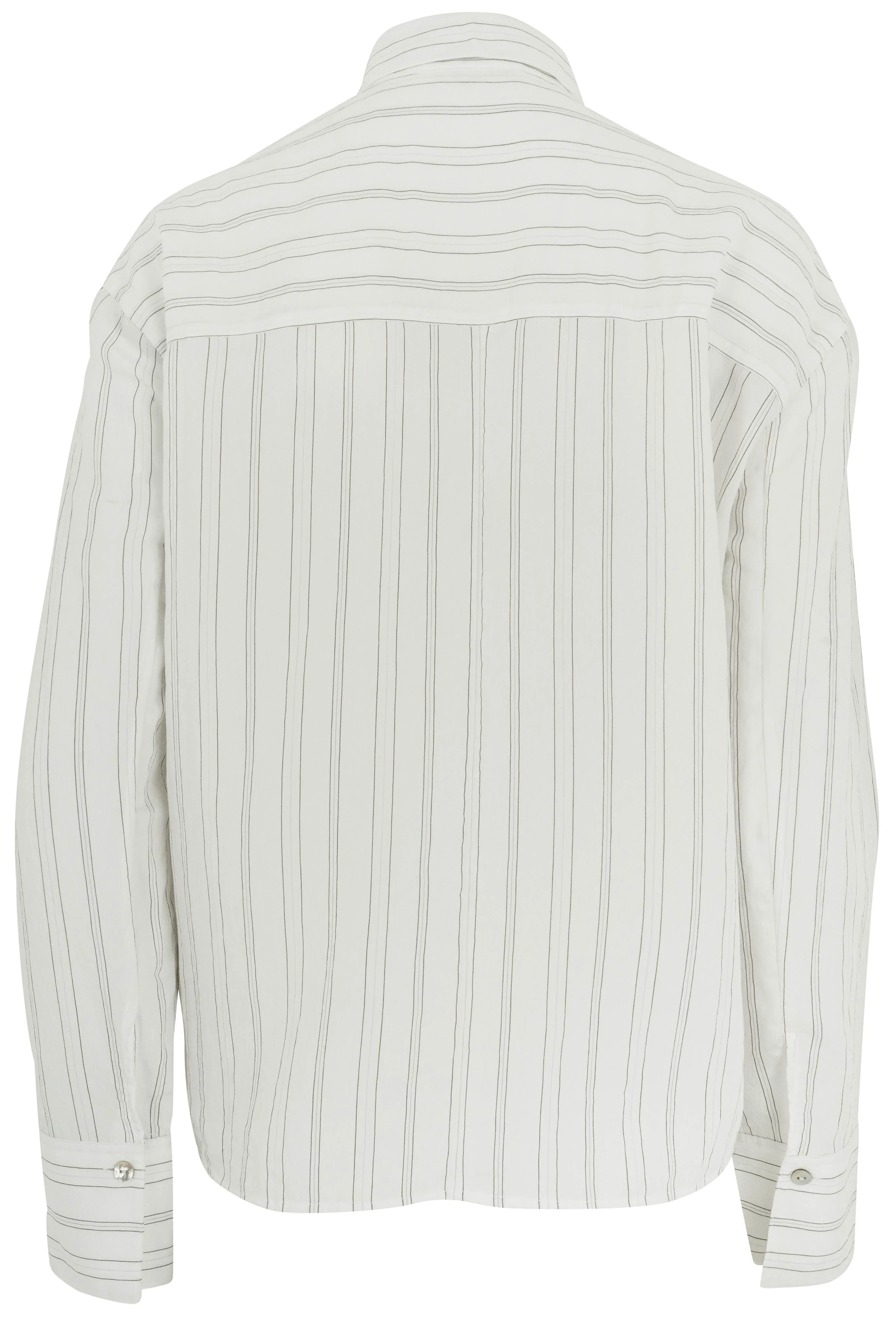 Vince. Button Down in White Multi - Image 2