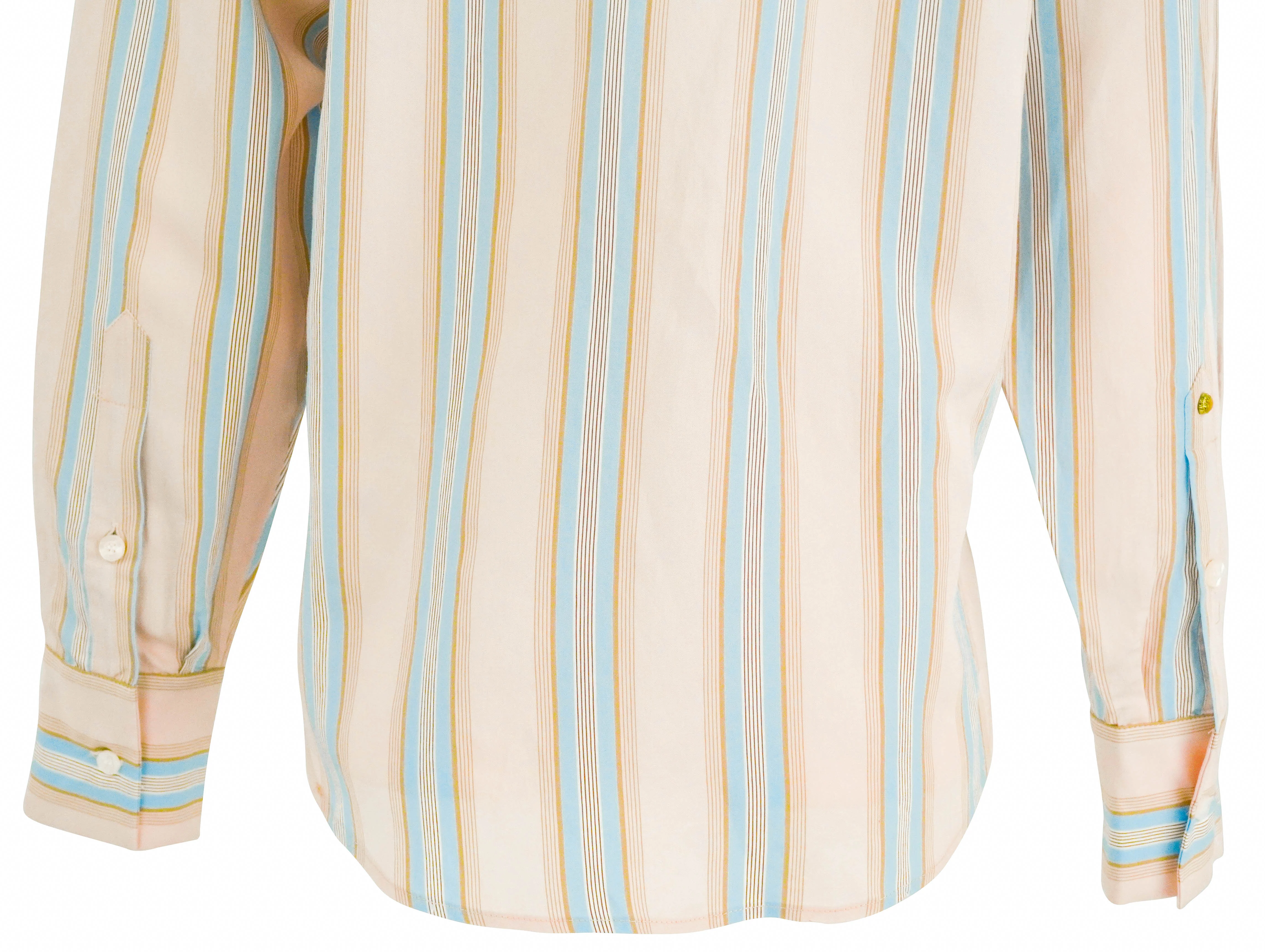 White Sand Long Sleeve Top in White Multi - Image 4