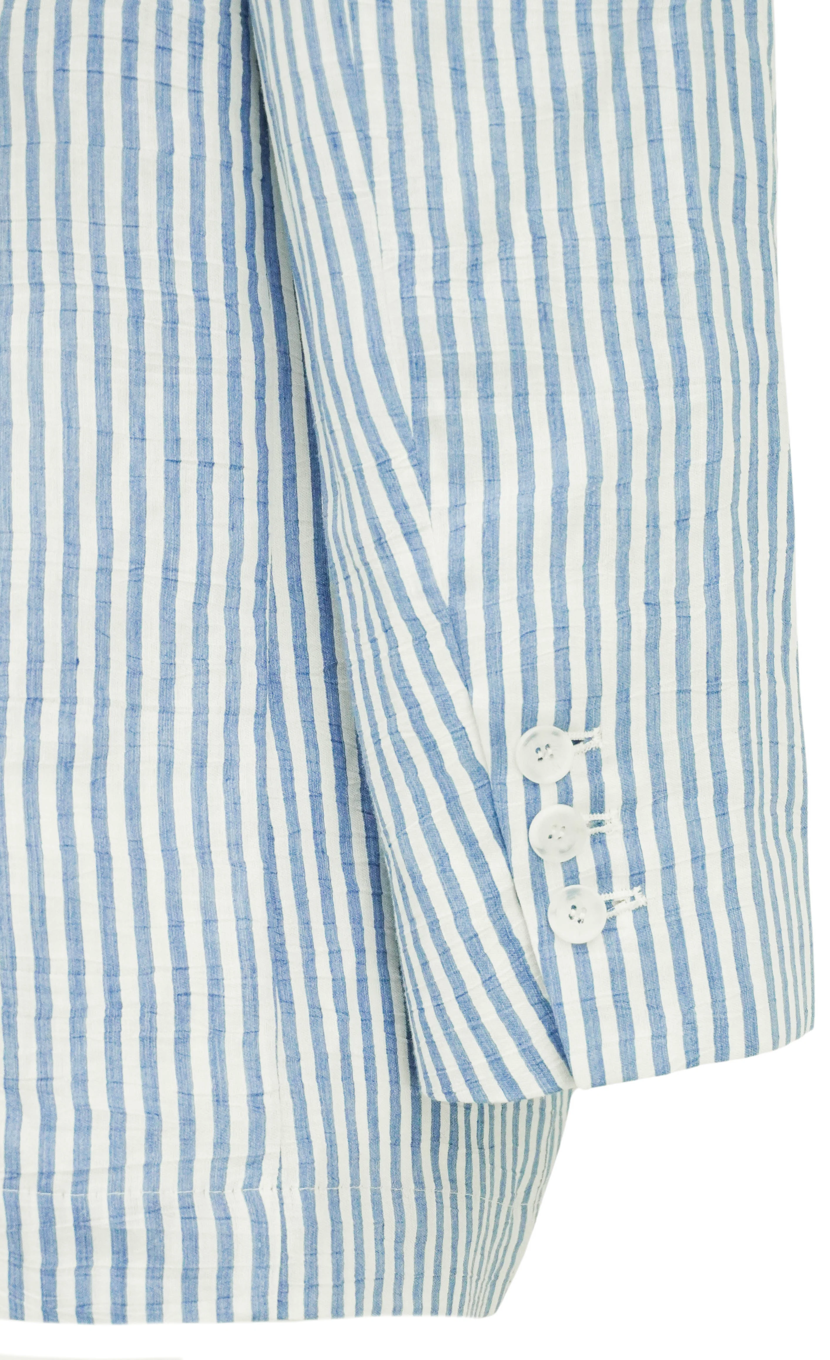 Whitesand Striped Blazer in Blue and White - Image 3