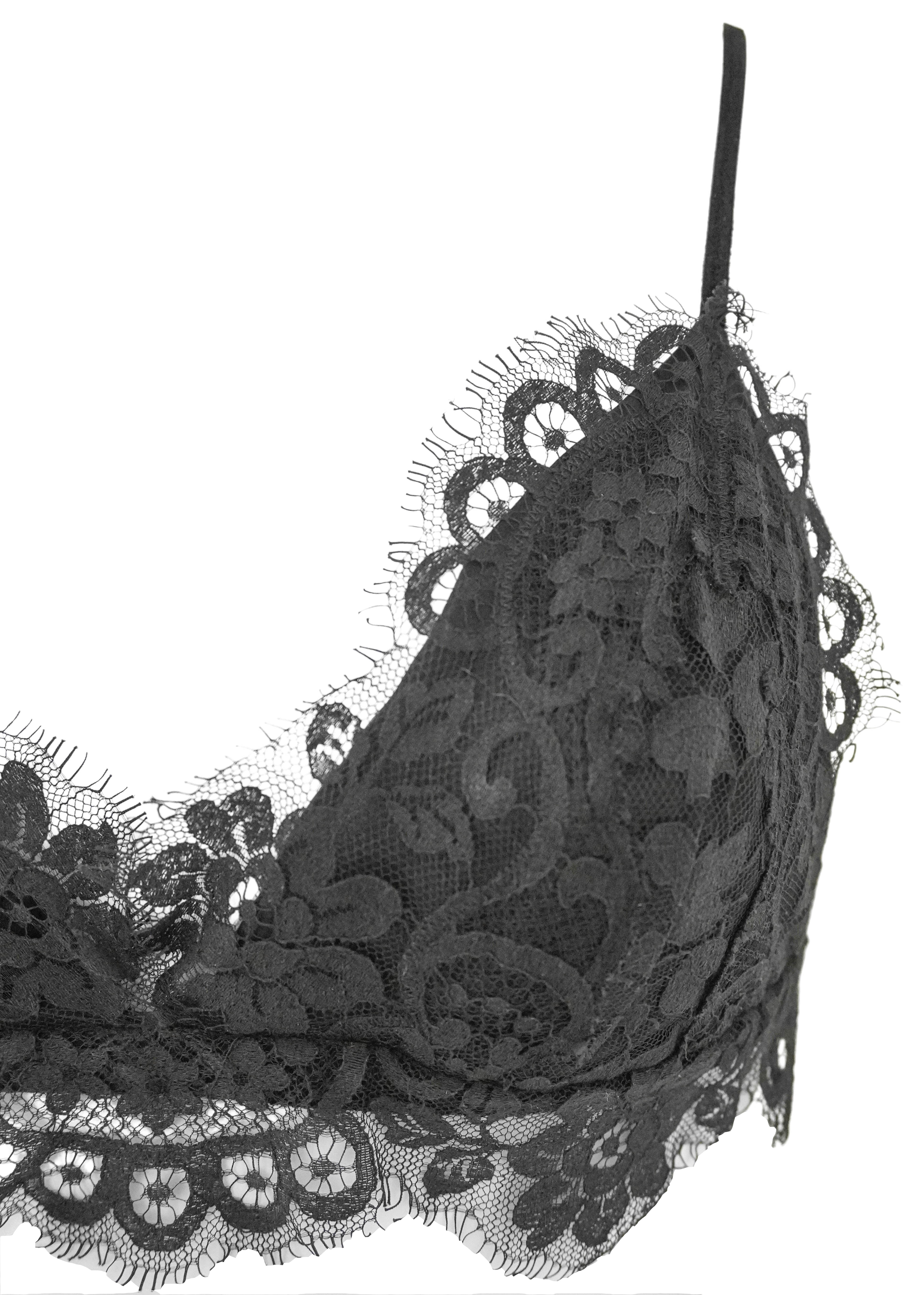 Zimmermann Illustration Lace Bralette in Black - Image 2